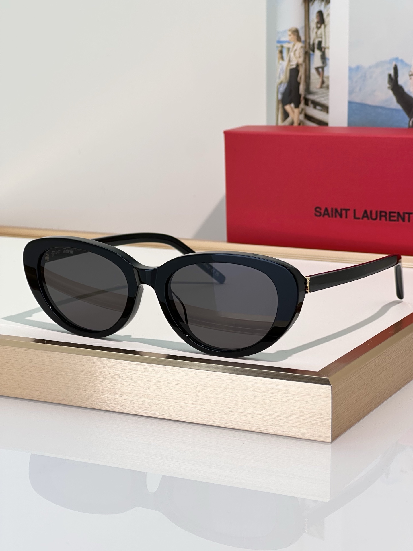 SaintLaurent新品\nMod：SLM154\nSize：55口19-145