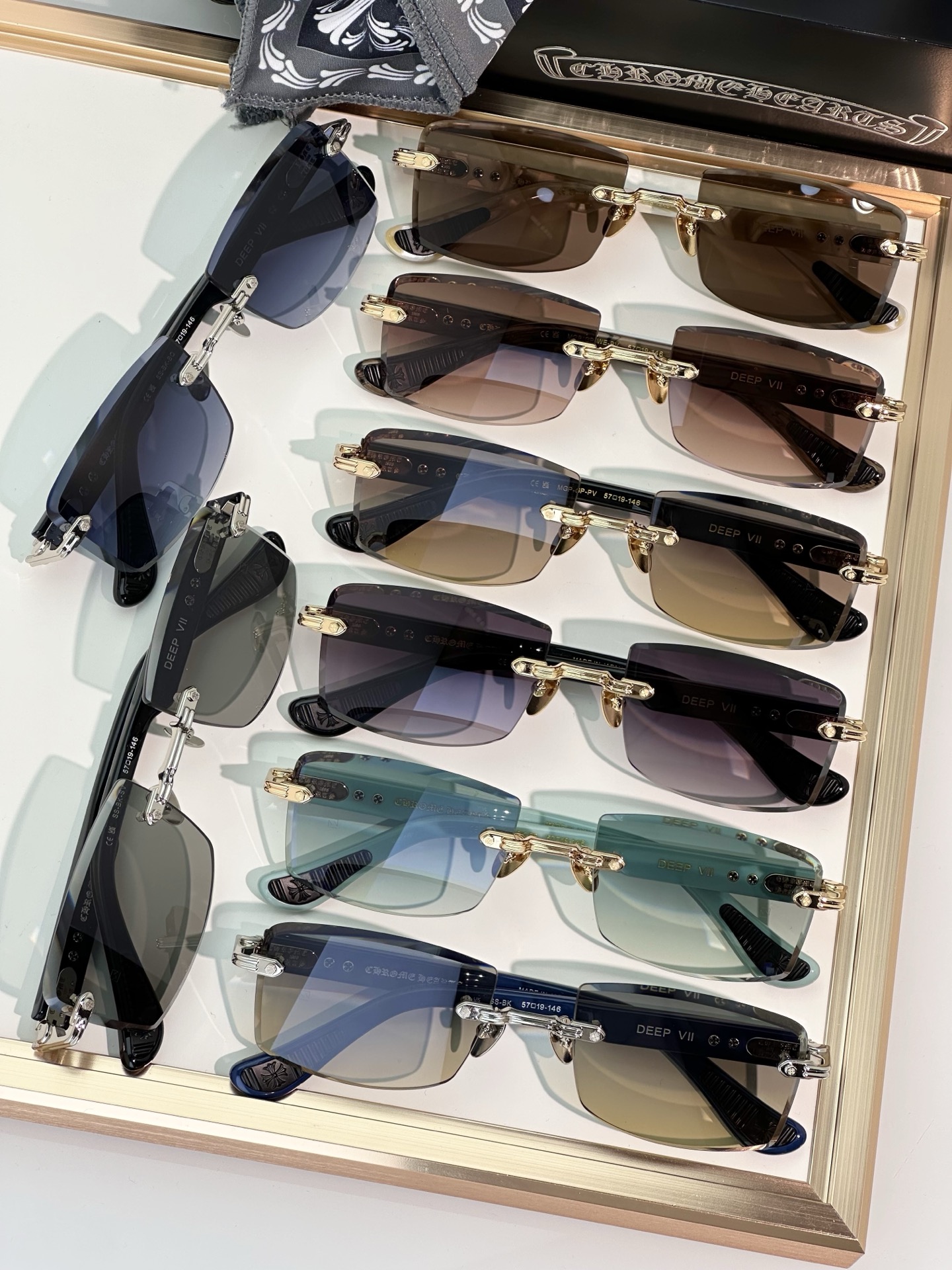 Chrome Hearts Sunglasses DEEP