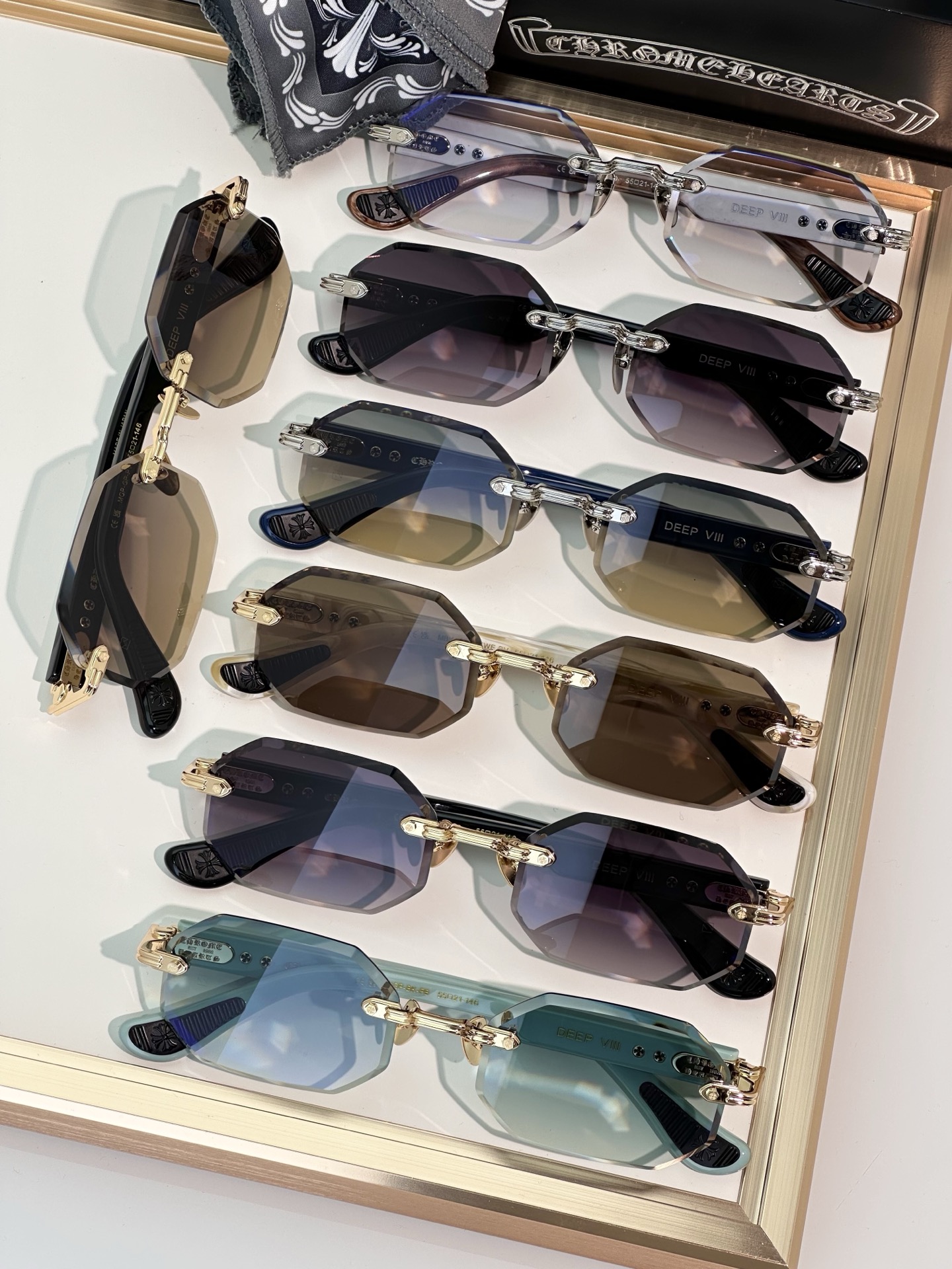 Chrome Hearts Sunglasses DEEP