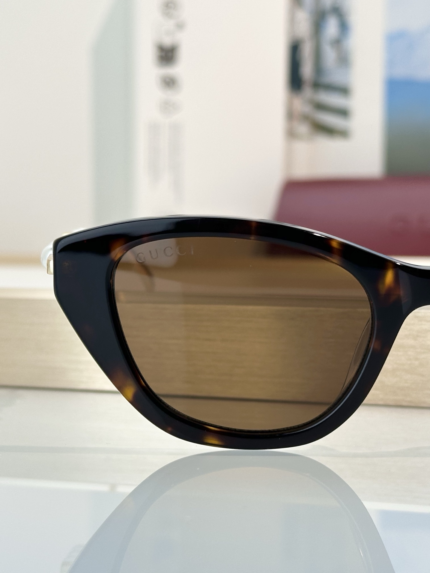 GUCCI珍珠墨镜\nMod：GG1968S\nSize：50口19-140