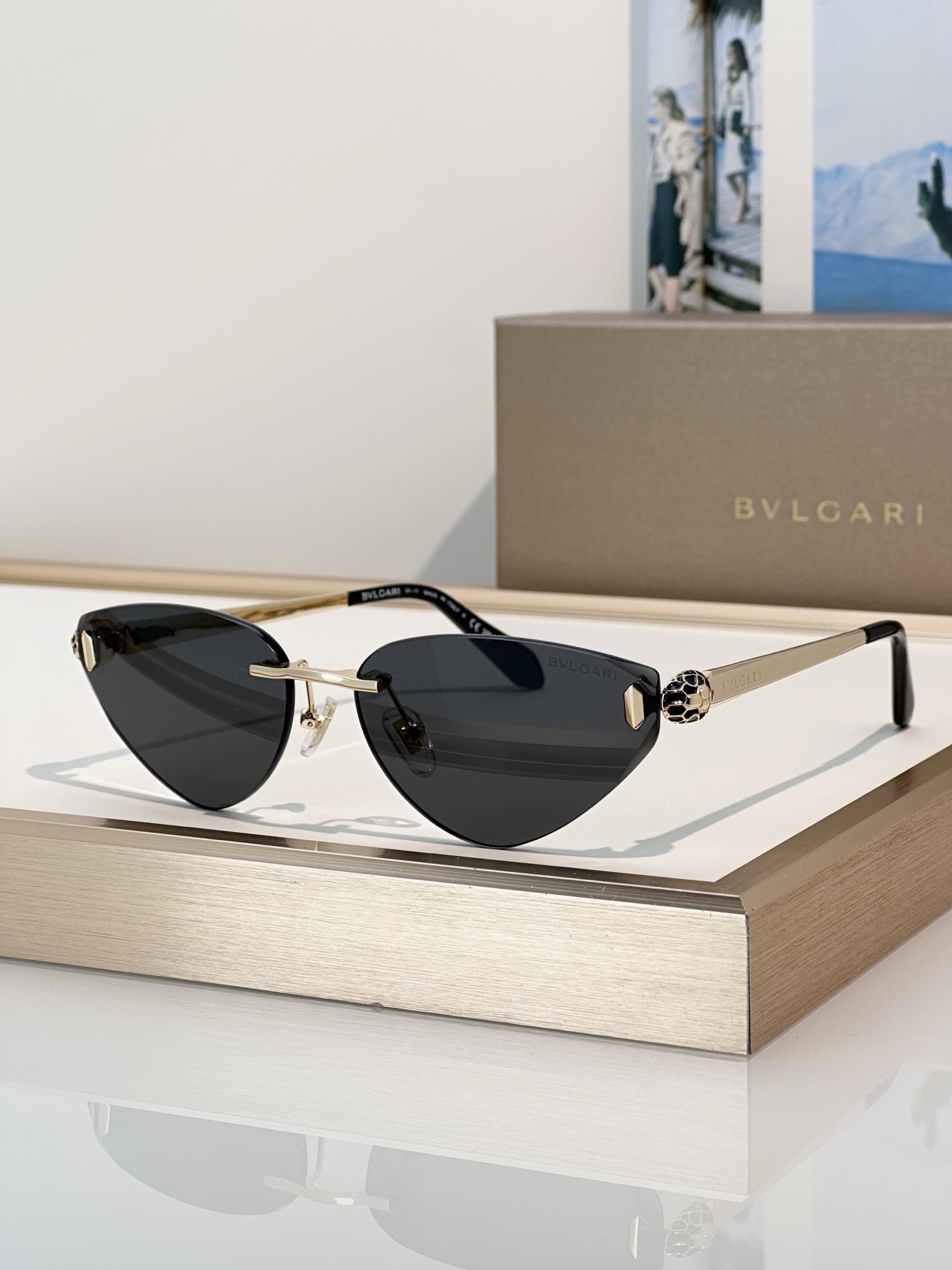 BVLGARI宝格丽\nMod：BV40115U\nSize：59口15-140