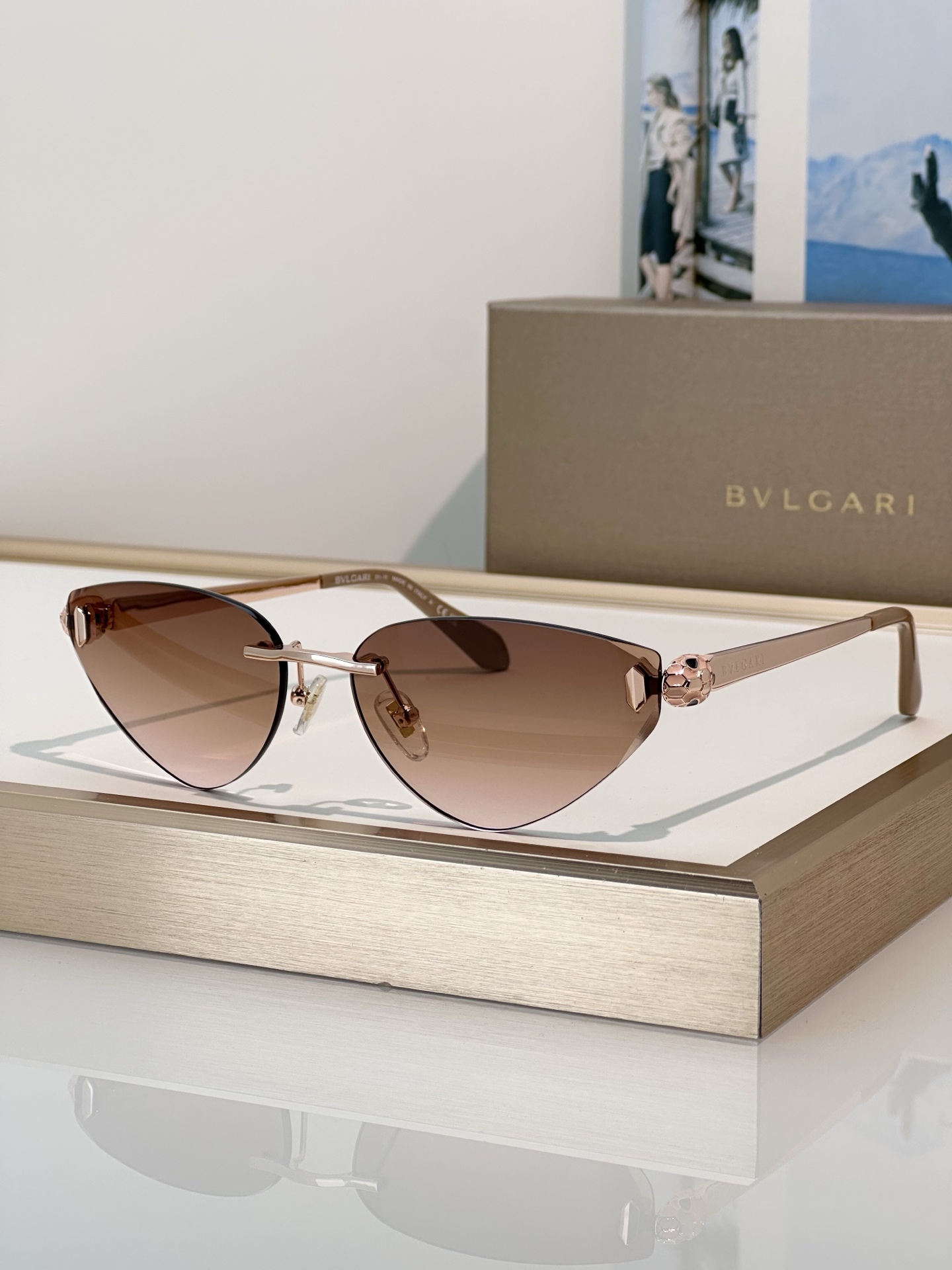 BVLGARI宝格丽\nMod：BV40115U\nSize：59口15-140