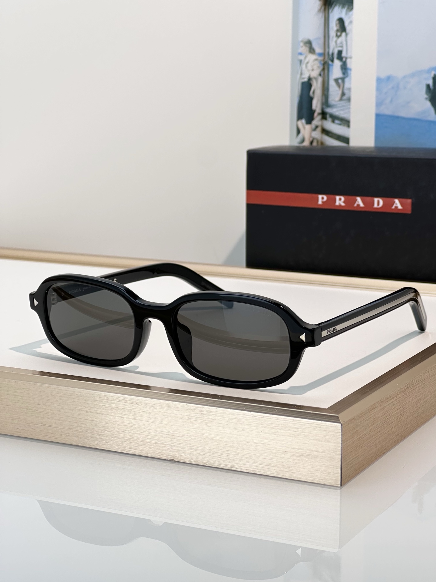 Prada新品\nMod：SPRD06SF\nSIze：52口19-145