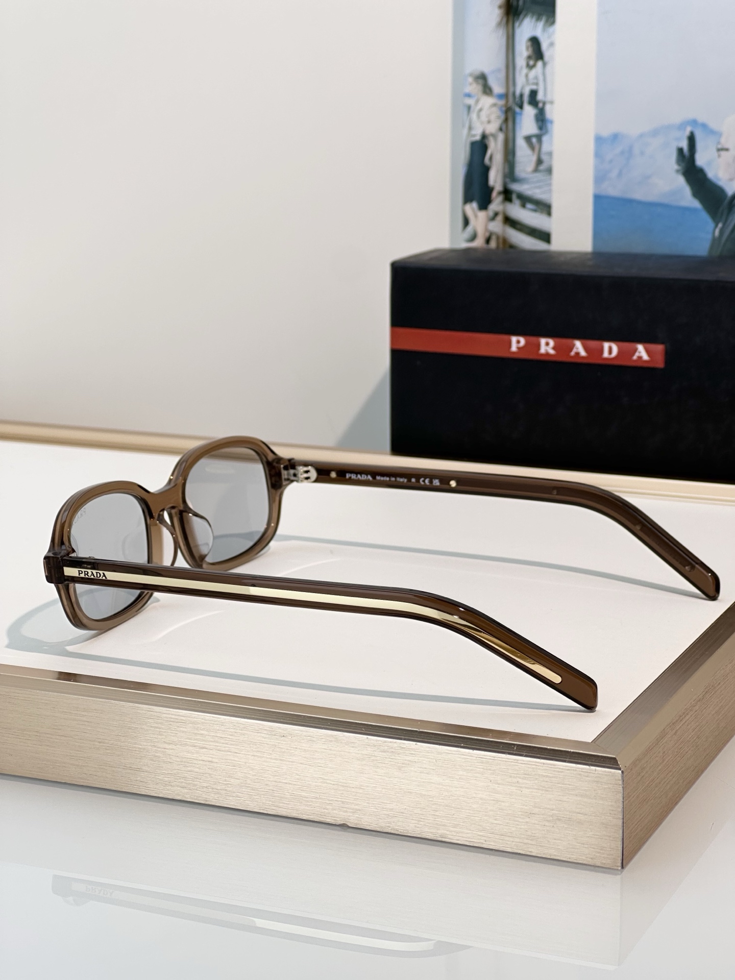 Prada新品\nMod：SPRD06SF\nSIze：52口19-145