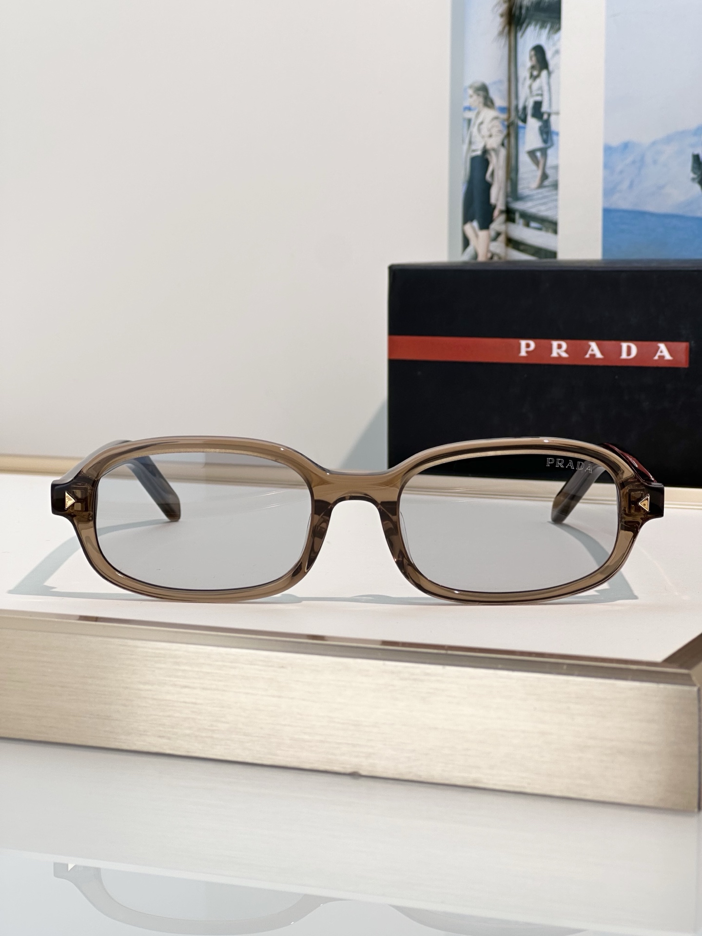 Prada新品\nMod：SPRD06SF\nSIze：52口19-145