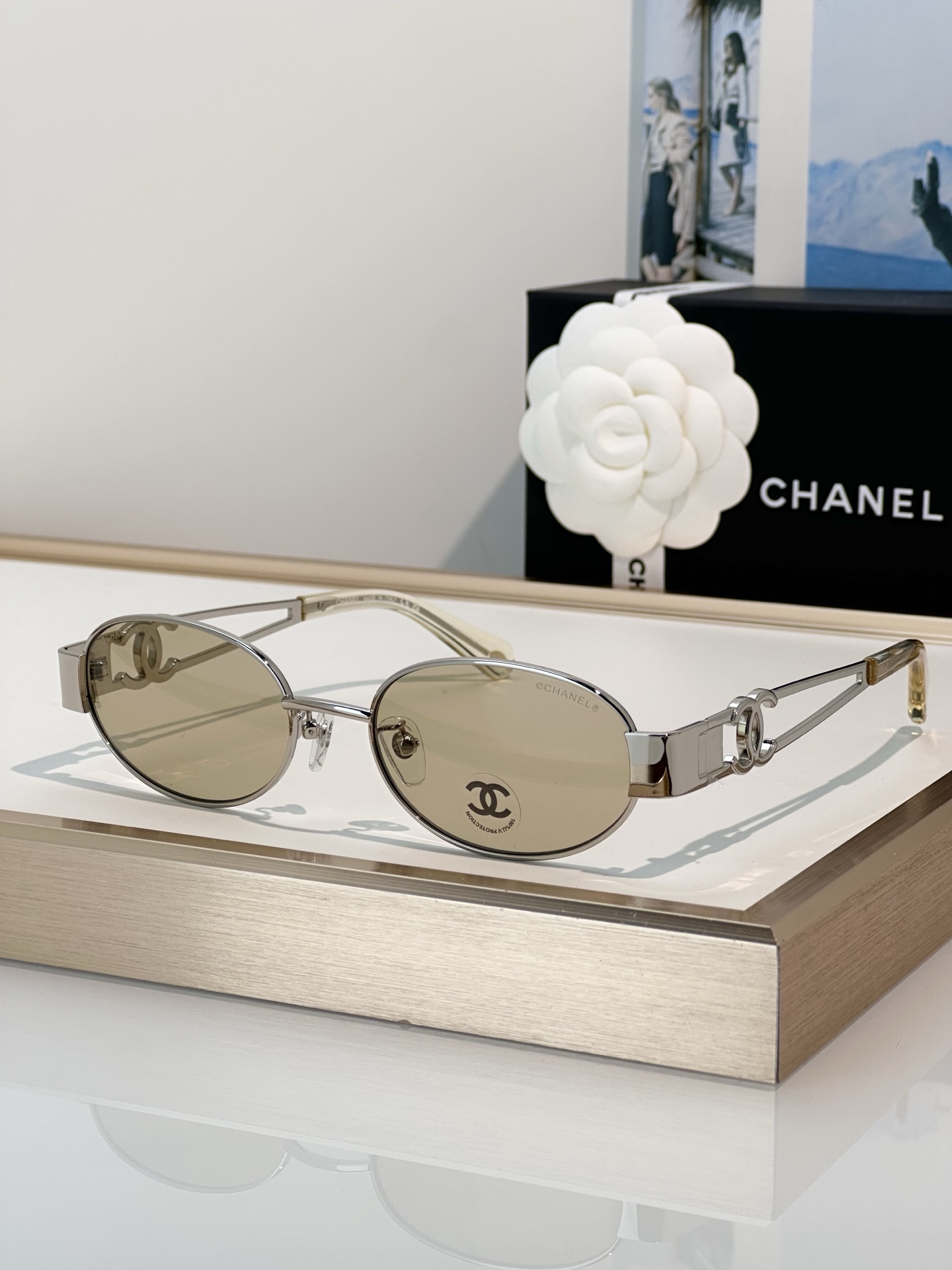 CHANEL复古墨镜\nMod：CH9180\nSize：54口18-140\n