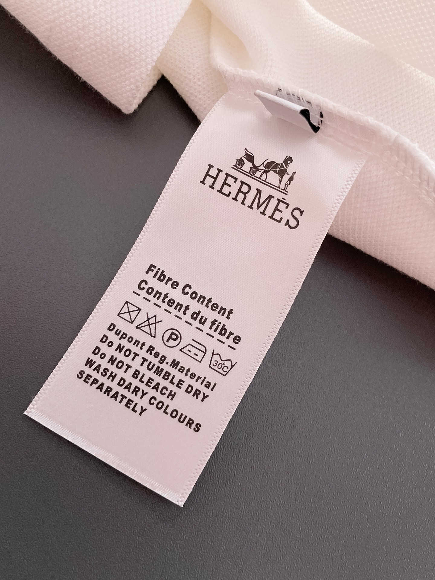 爱马仕新款网眼珠地棉布翻领短Tee，男士经典标识刺绣商务休闲短袖Polo衫，客供面料进口100%密织珠地