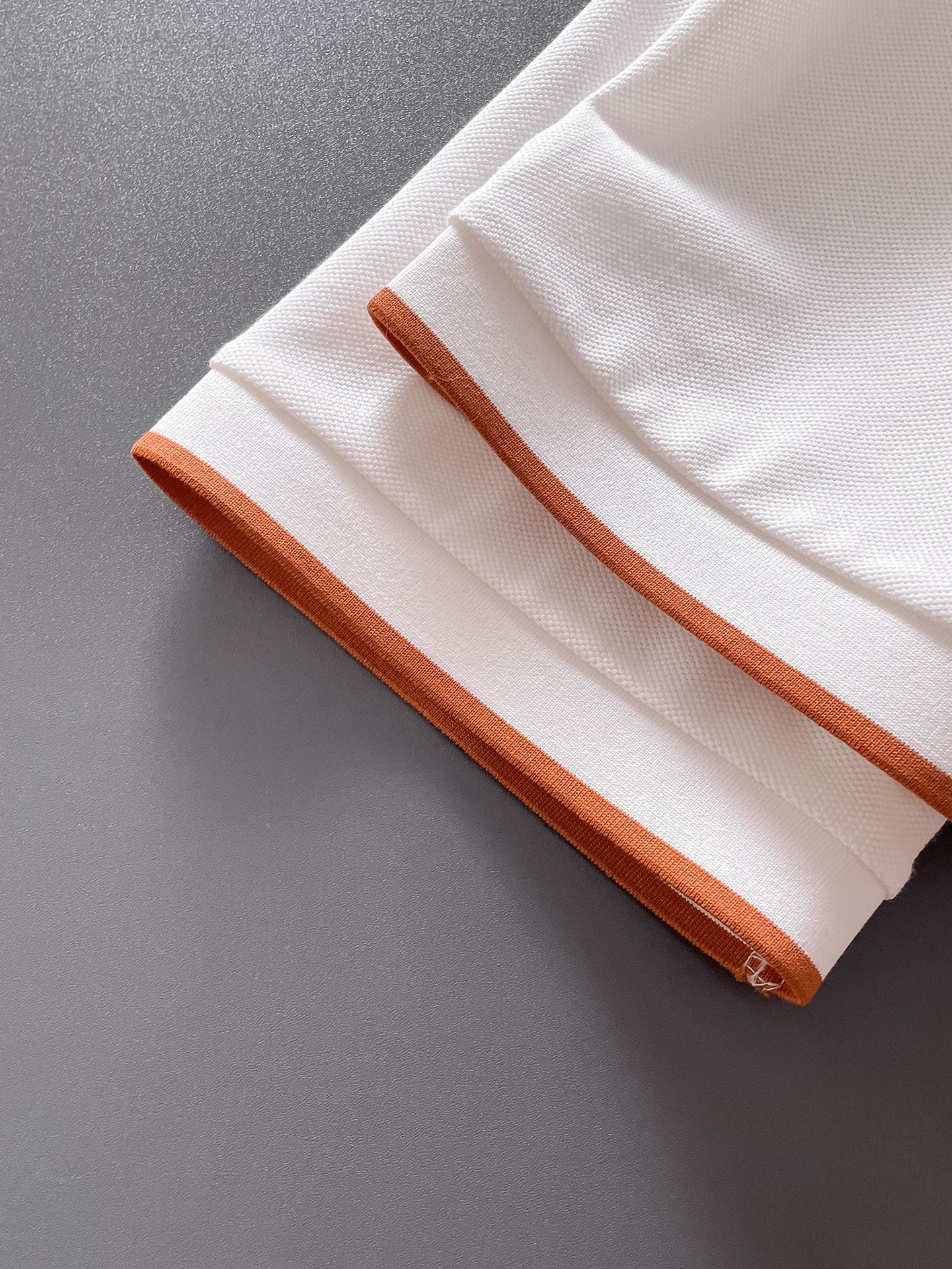 杰尼亚新款网眼珠地棉布翻领短Tee，男士经典标识刺绣商务休闲短袖Polo衫，客供面料进口100%密织珠地