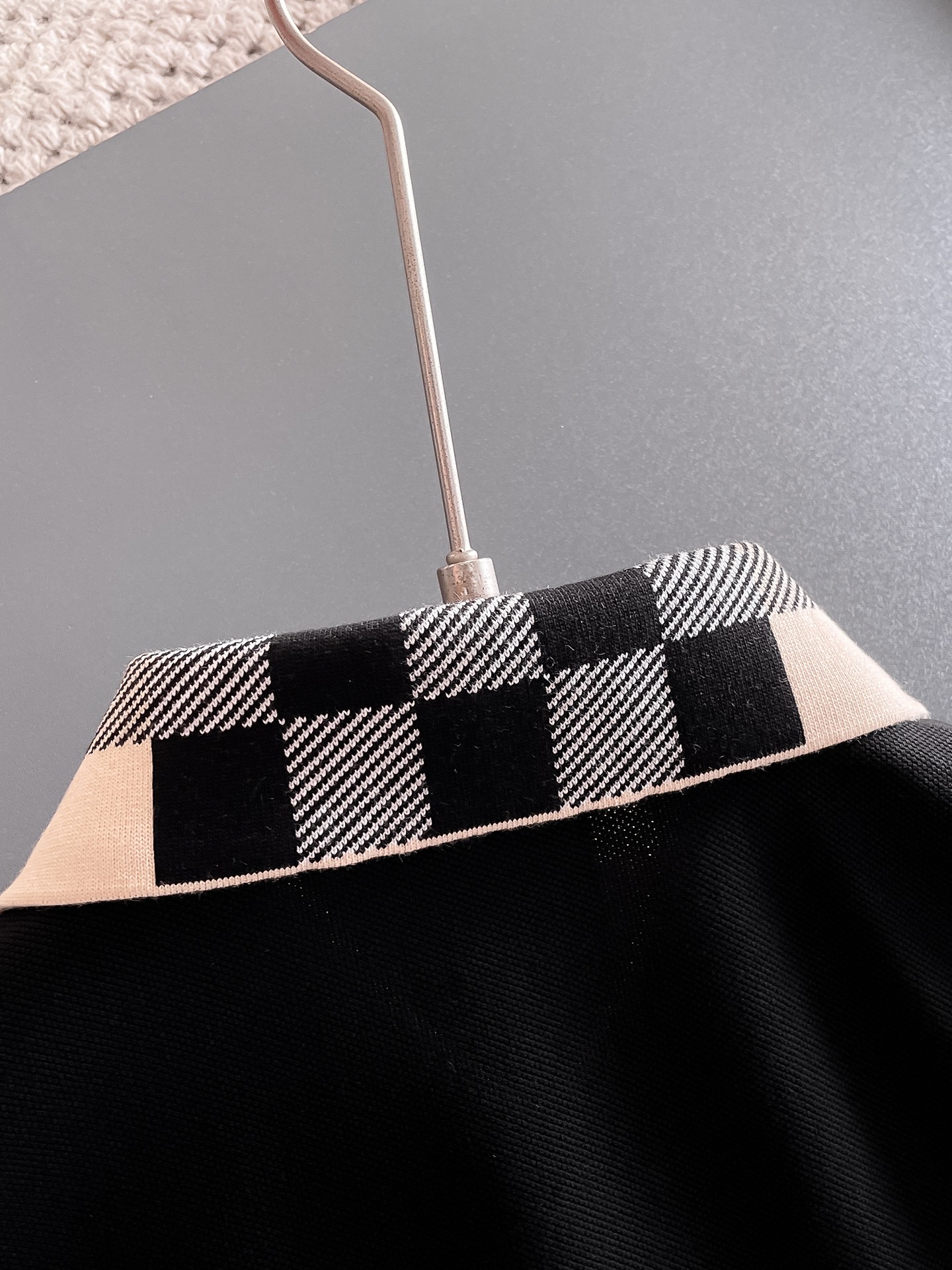 巴宝莉新款网眼珠地棉布翻领短Tee，男士经典标识刺绣商务休闲短袖Polo衫，客供面料进口100%密织珠地