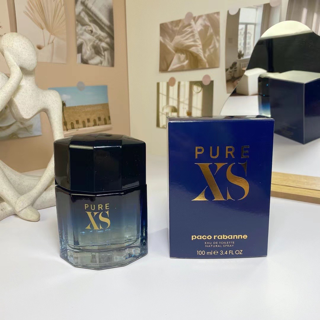 Paco Rabanne 帕高 Eau de Toilette para hombre XS puro 100ml. Notas: familia olfativa especiada fougère. Salida: jengibre,…