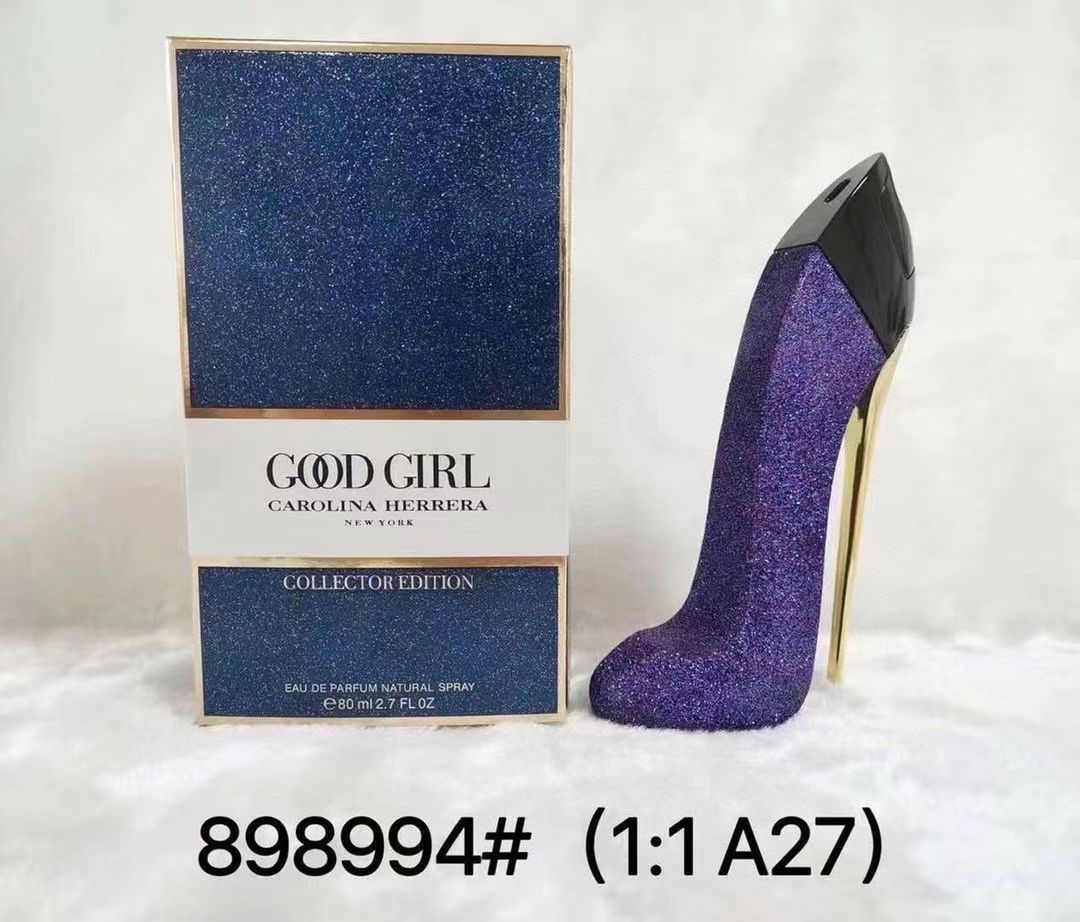 898994 Carolina Herrera Good Girl blue high heel women's intense perfume 80ml!