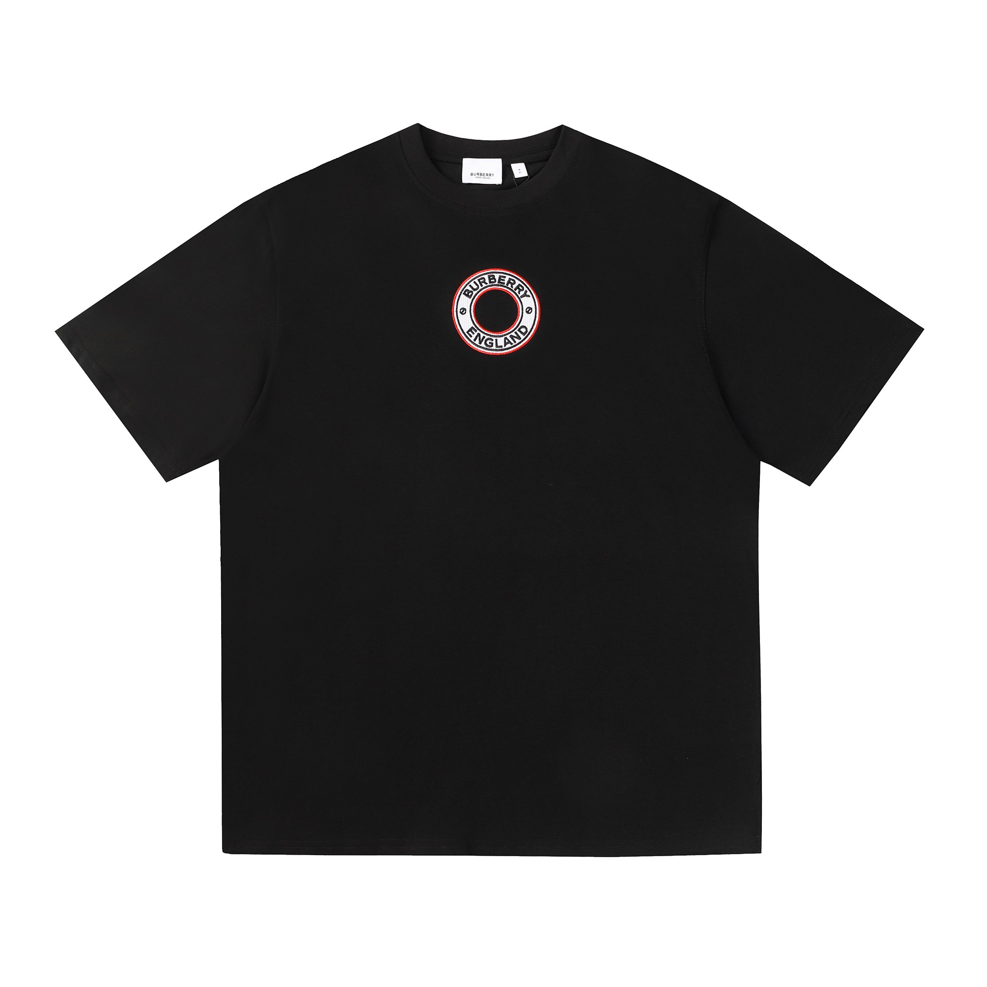 BUR*BERRY 24SS nueva camiseta de manga corta versátil, unisex. Bordado de letras en contraste de alta definición en el …