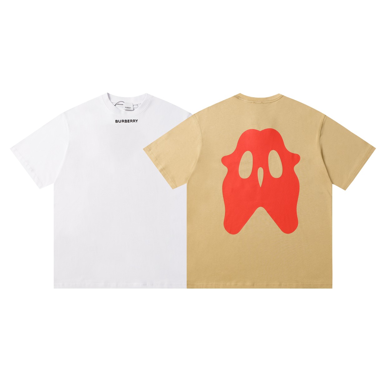 Camiseta de manga corta de algodón Burberry con estampado de pequeño monstruo. Imprescindible para el verano, el pequeñ…