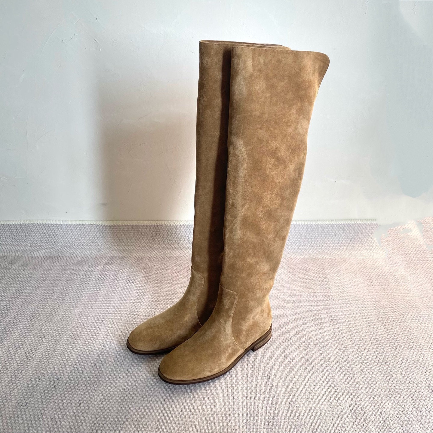 NO:592614,The highest version, high school, low three height '' Gianvito Rossi25/autumn and winter ~ hot thick heel boots, customized imported suede inside, color dark brown/apricot/caramel, size 35-39 (full package), boots, boots, chamois leather19860909最高版本 高中低三高度 「 」Gianvito Rossi25/秋冬～大热粗跟长靴 面内定制进口麂皮 颜色深棕/杏/焦糖 尺码35-39（全套包装）,靴子,boots,chamois leather,Women's Shoes
