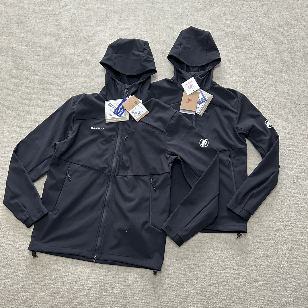 Mammut Gore-Tex Soft Shell Jacket | Windproof, Water-Resistant, and Breathable