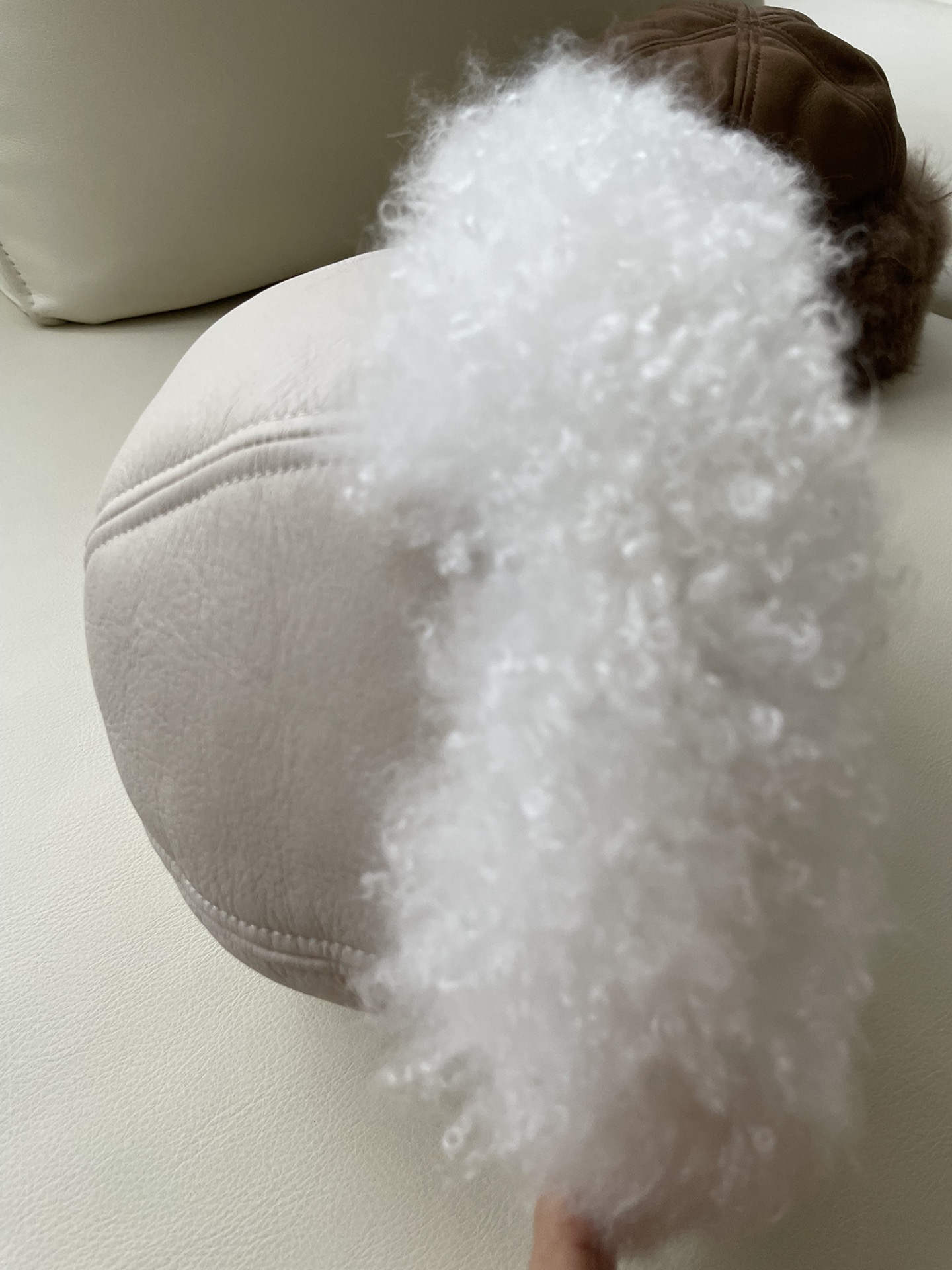 Luxurious Lagun Fur and Wool Hat in Million-Dollar Women’s Suit - 图片 6
