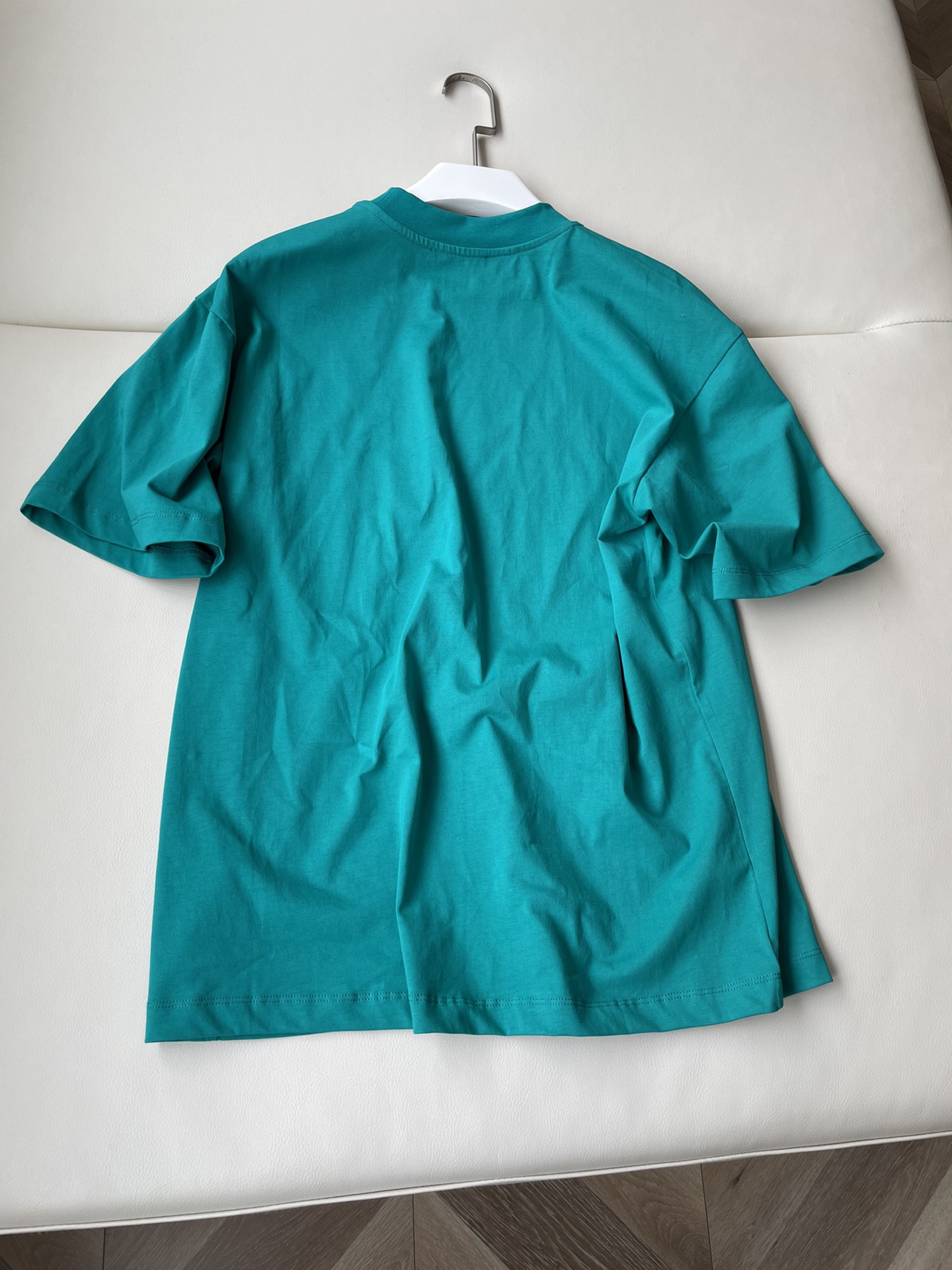 Marni’s Classic Contoured T-Shirt in Peacock Green with Turkish Cotton, One-Size-Fits-All. - 图片 8