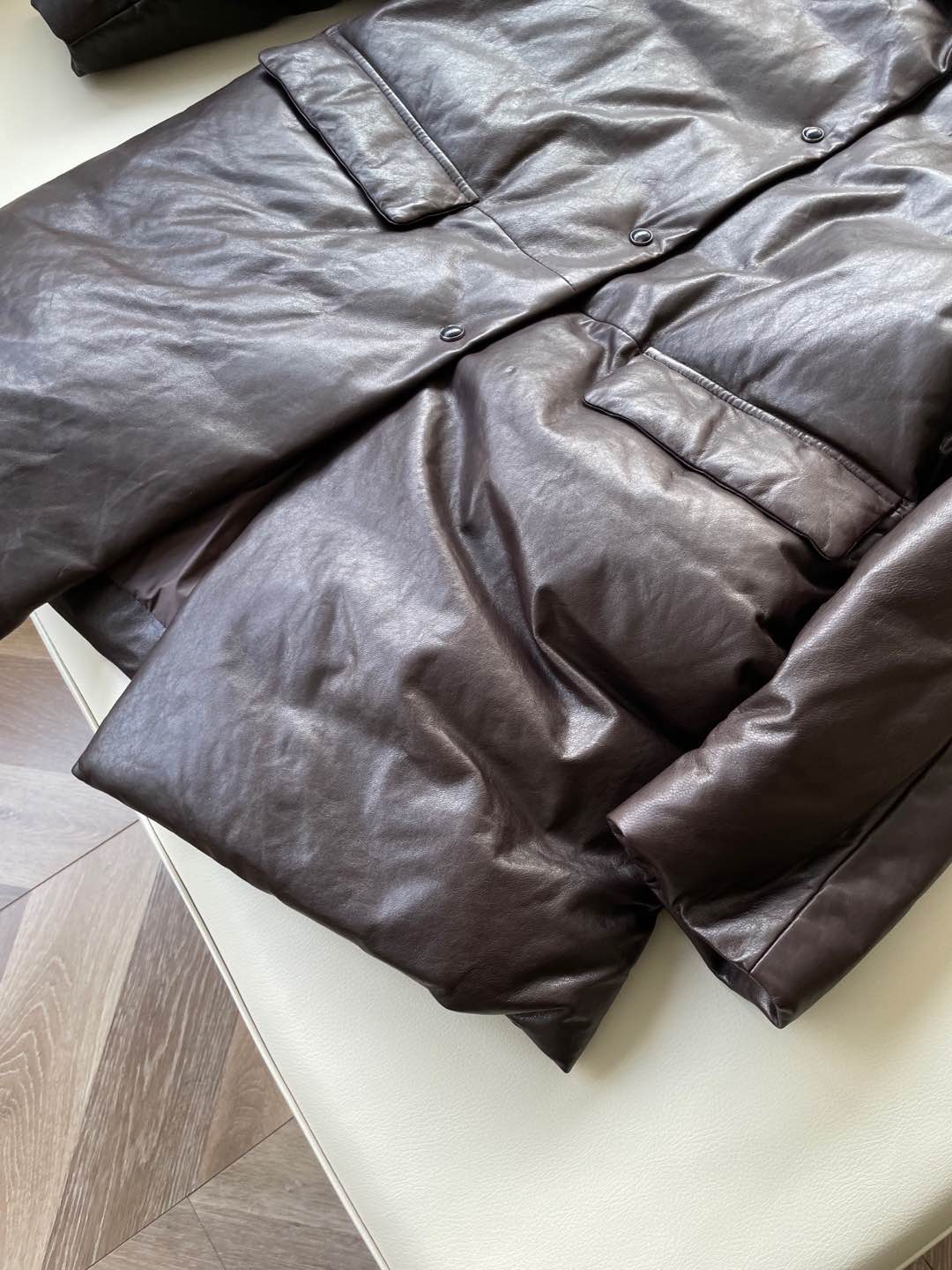 GilSander Women’s Single-Rate Leather Suit: Thin, Warm, and Elegant - 图片 3