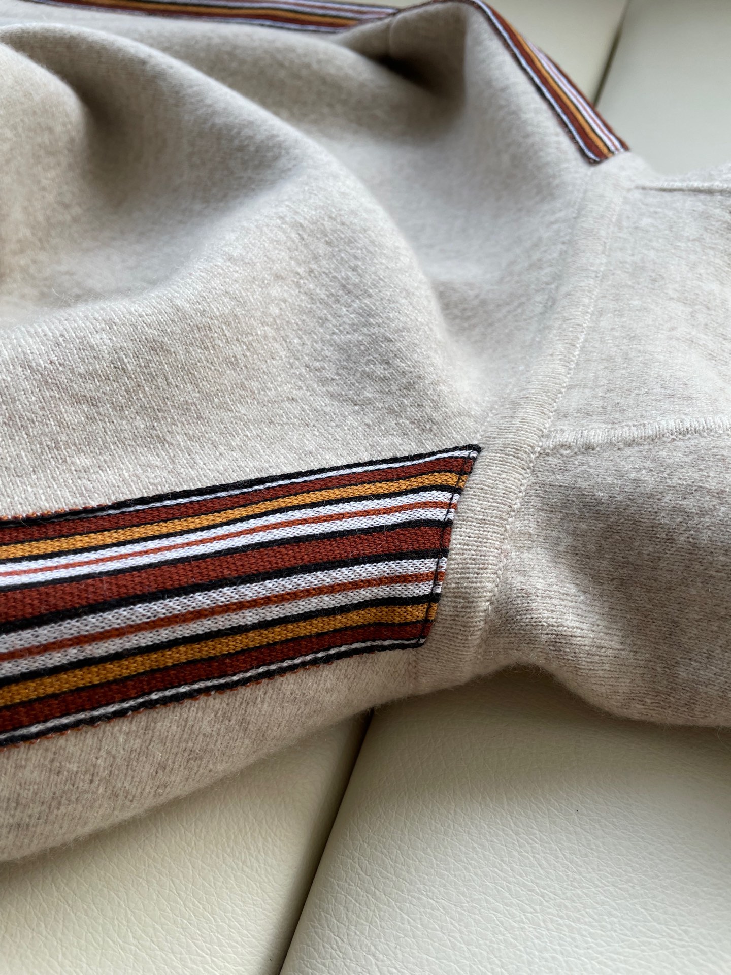 Double-Sided Cashmere Sweater with Lycra, German Stoll Machine Knit 10 i1736871143552 289 0 8