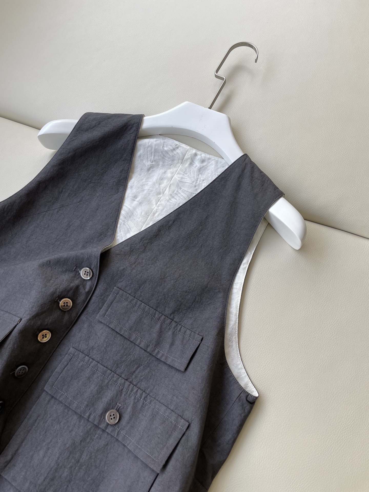 Japanese Artisanal Cotton Linen Suit with Unique Handcrafted Details - 图片 2