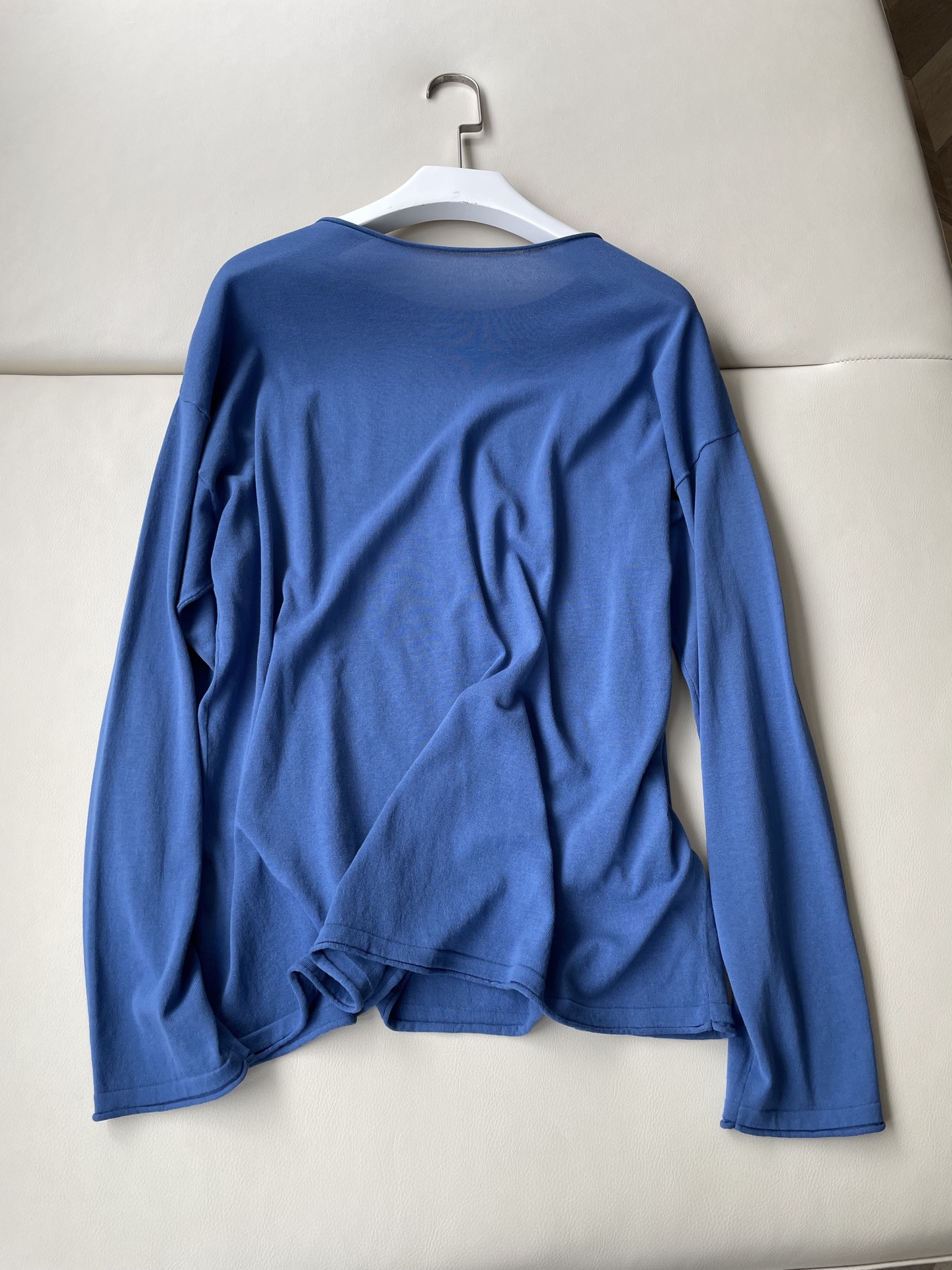 TheRow 25 Knitting Blouse: Simple, Soft, Elastic, Comfortable in Black, White, Blue - 图片 8