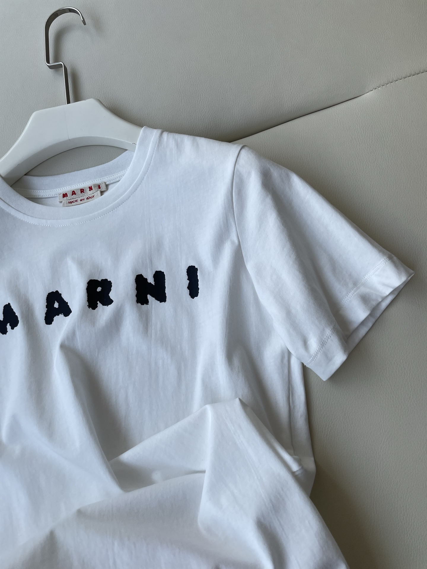 Marni 25 Spring/Summer Single-Rate Female Suit with Small-Size Logo, Size: SML White - 图片 4