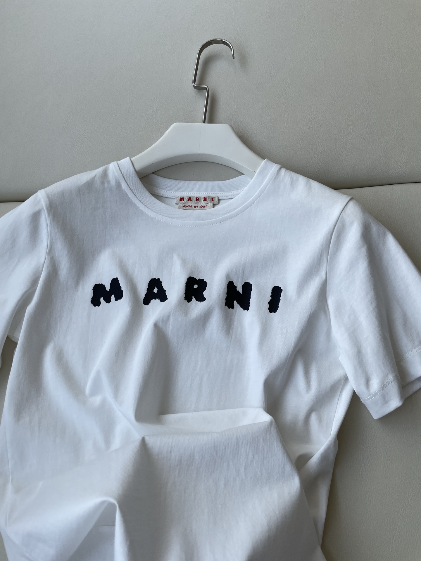 Marni 25 Spring/Summer Single-Rate Female Suit with Small-Size Logo, Size: SML White - 图片 2