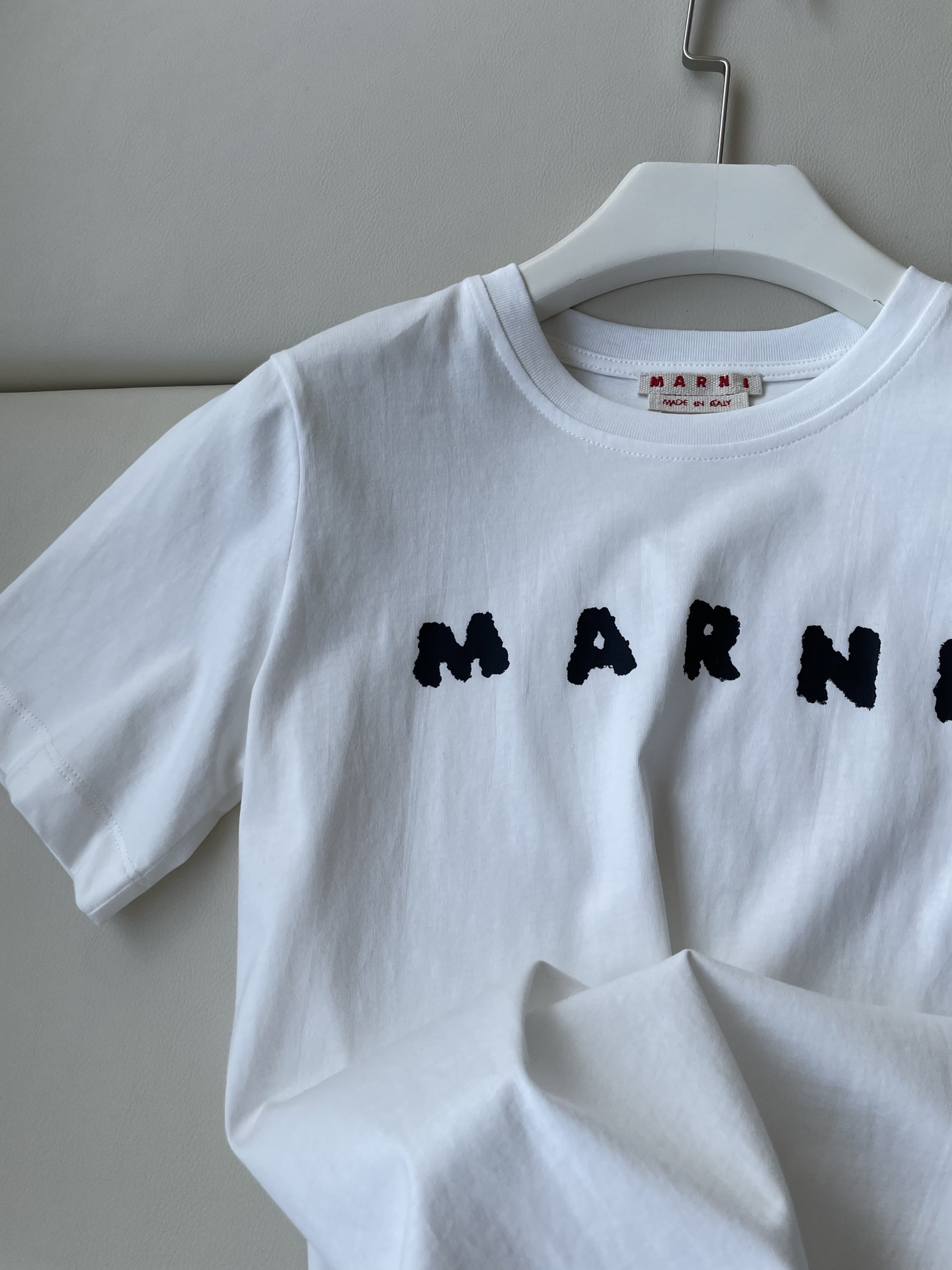 Marni 25 Spring/Summer Single-Rate Female Suit with Small-Size Logo, Size: SML White - 图片 3