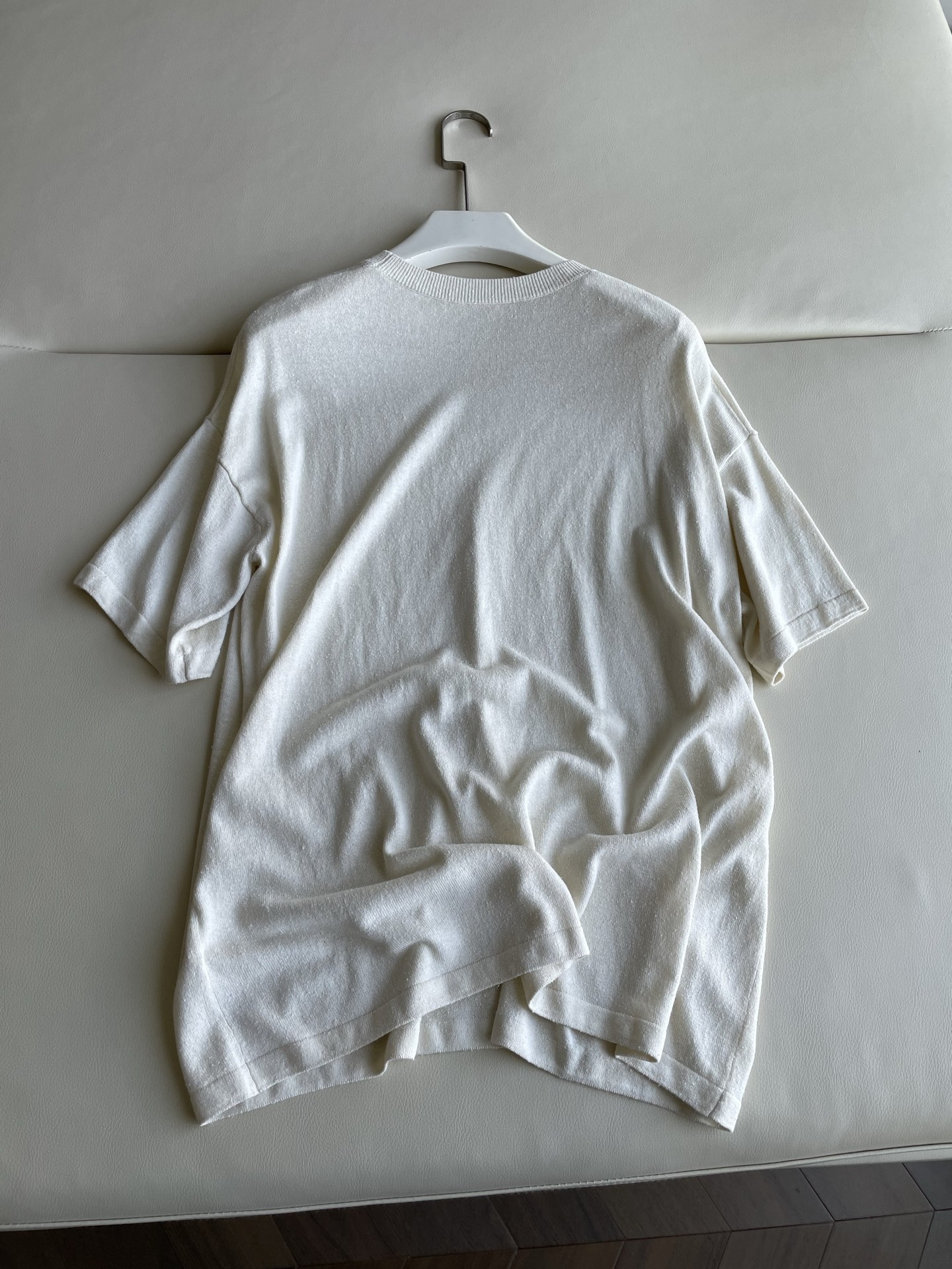 Stylish Lavender Silk Female Suit with The RowCalibi Cotton Shirt in White Rice - 图片 8