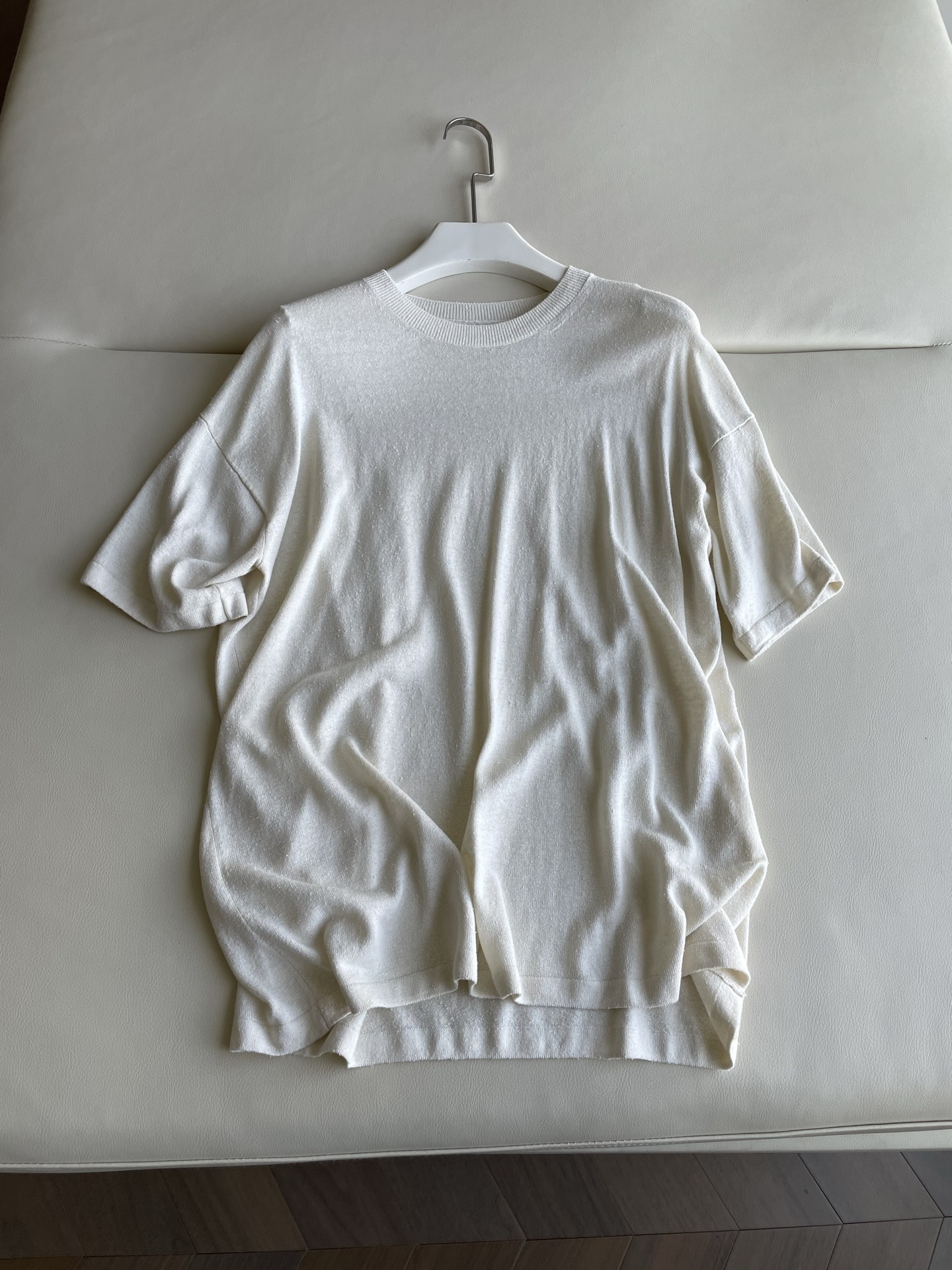 Stylish Lavender Silk Female Suit with The RowCalibi Cotton Shirt in White Rice - 图片 1