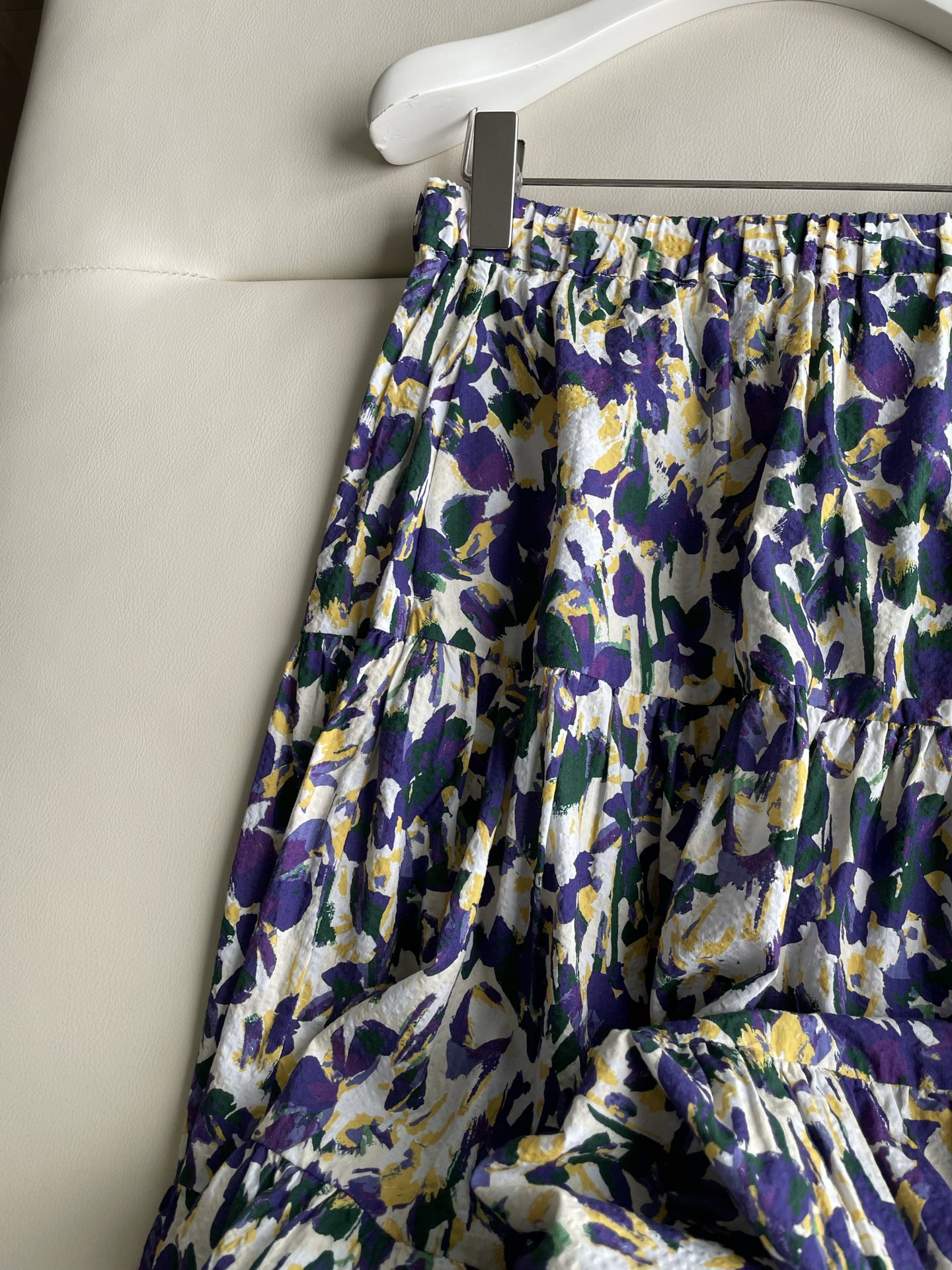 Violet One-Size-Fits-All Female Suit, Imported Japanese Fabric, Wrinkle-Resistant, Size SML - 图片 3