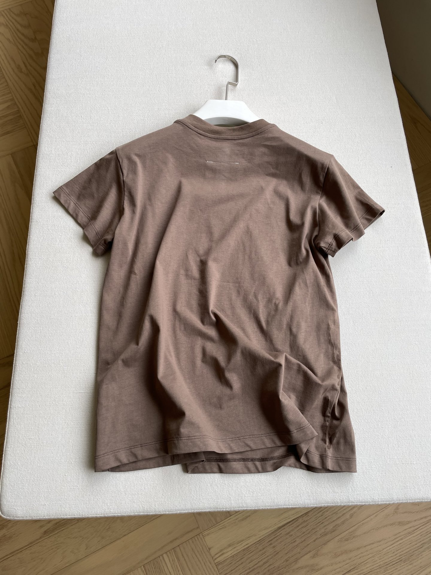 MM6 Maison Margiela T-shirt Package in Blue Brown, Size SML, Tunneled Cotton Fabric. - 图片 8