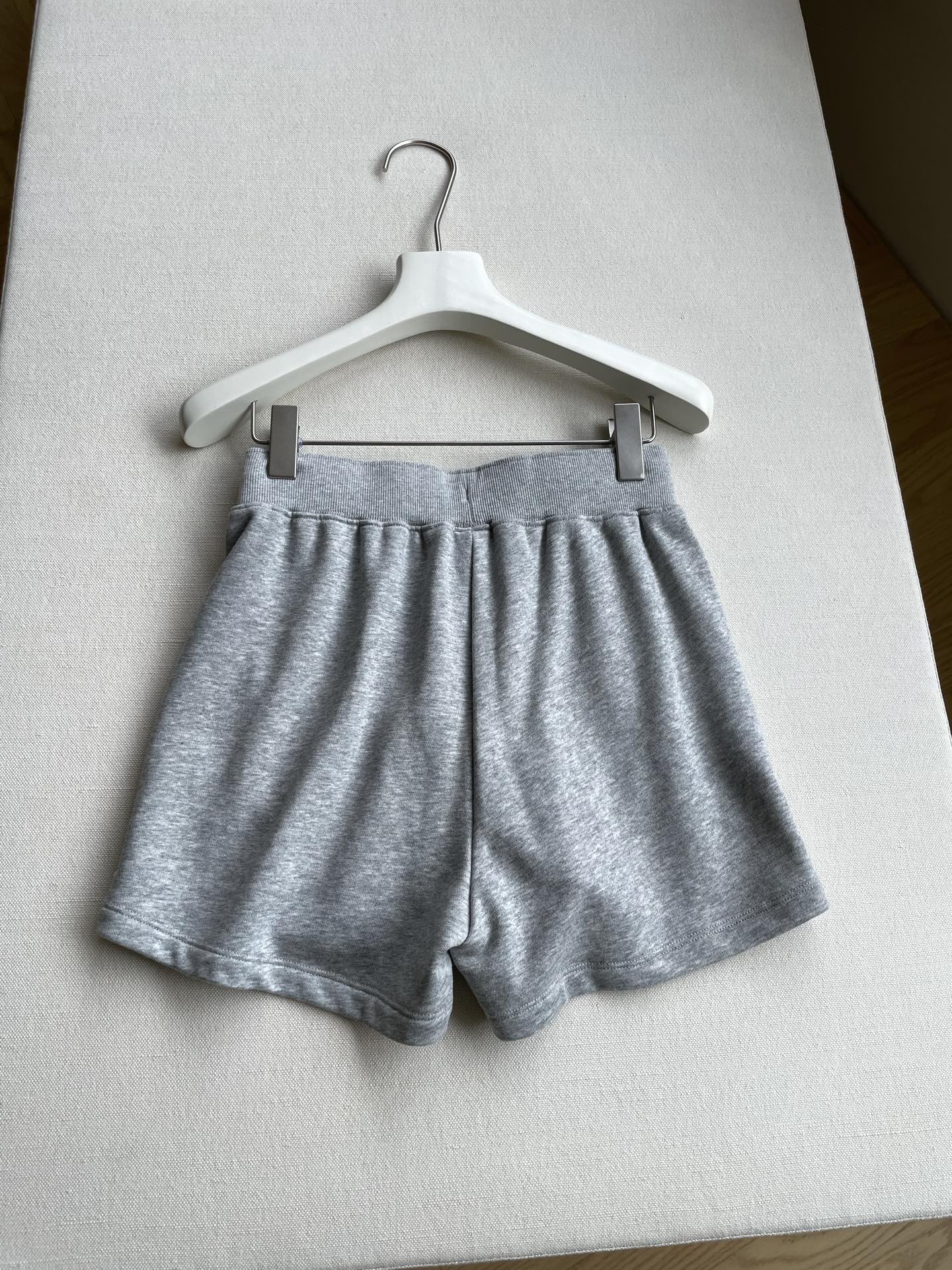 Women’s Cotton Yoga Shorts with High Waist – Grey and Black, XSSM Sizes, Soft and Cozy - 图片 8