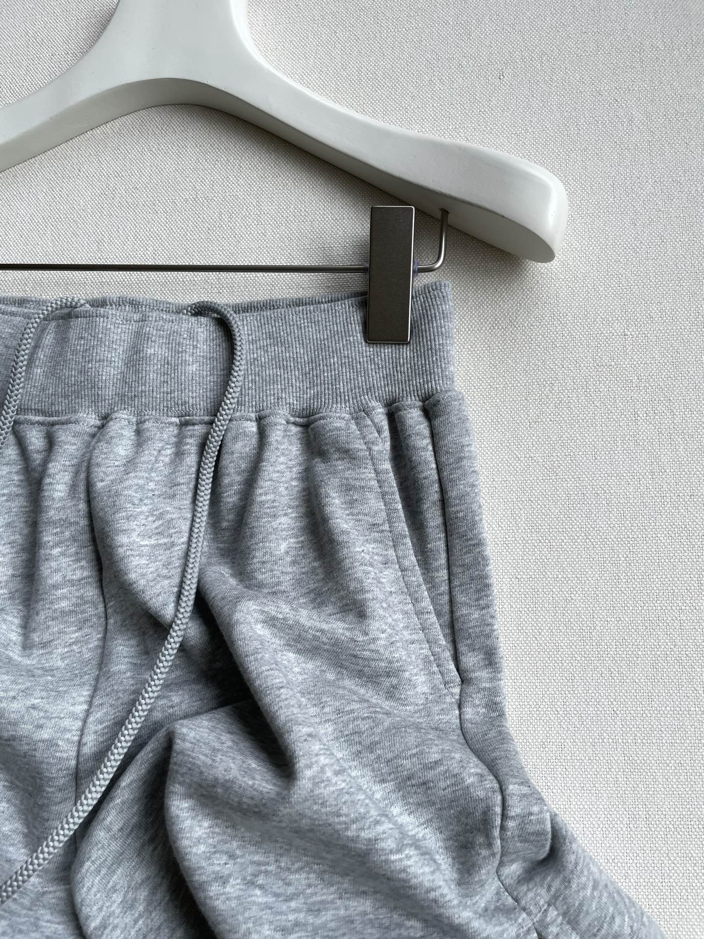 Women’s Cotton Yoga Shorts with High Waist – Grey and Black, XSSM Sizes, Soft and Cozy - 图片 5