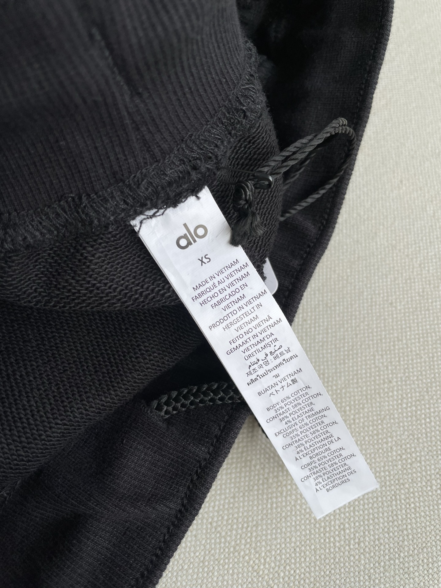 Women’s Cotton Yoga Shorts: High Waist, Soft Fabric, Grey/Black, XSSM, Packaging Included - 图片 7