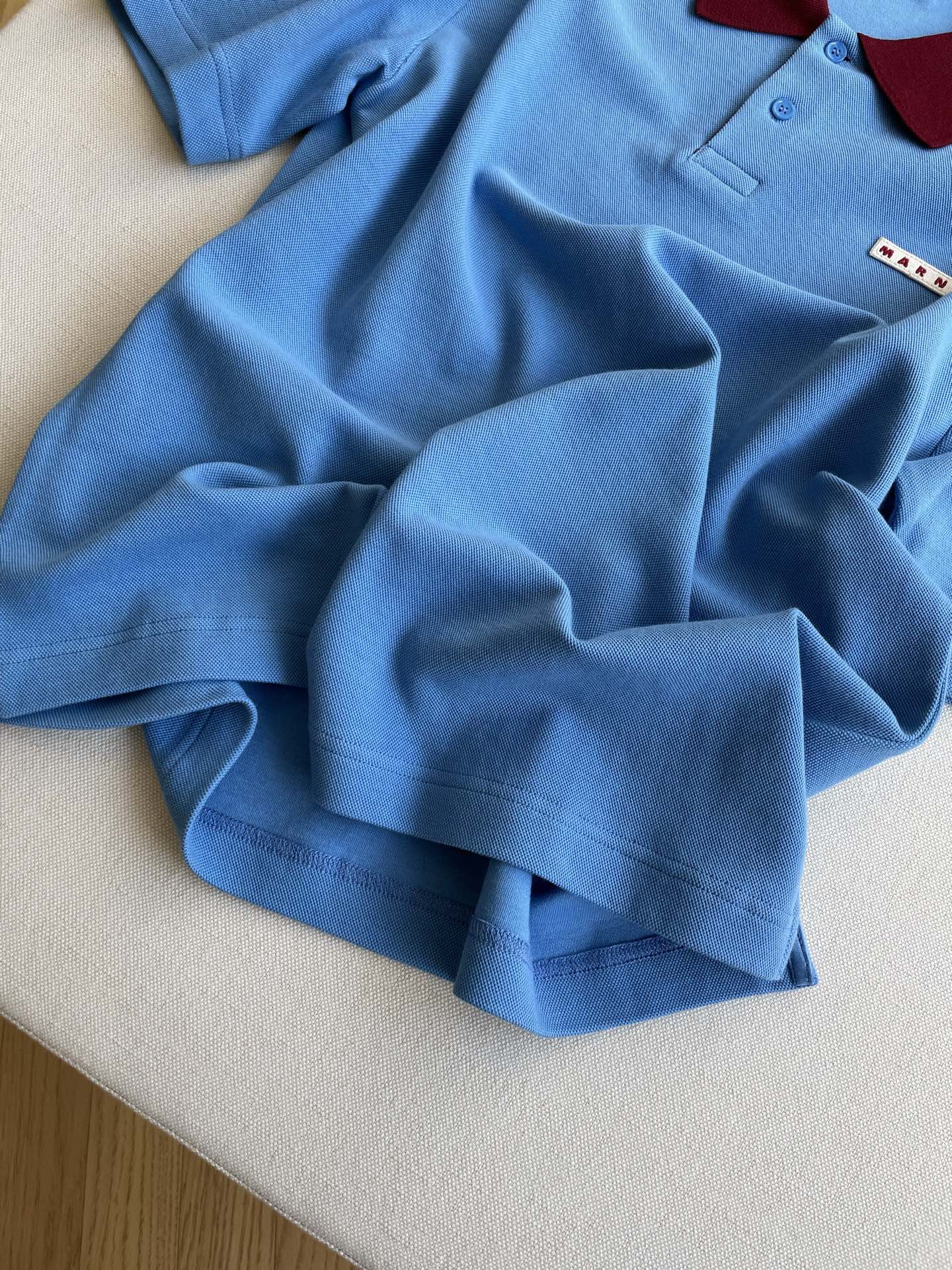 “Vintage Style Women’s Polo Suit in Blue and Red, Sizes 36-40” - 图片 4