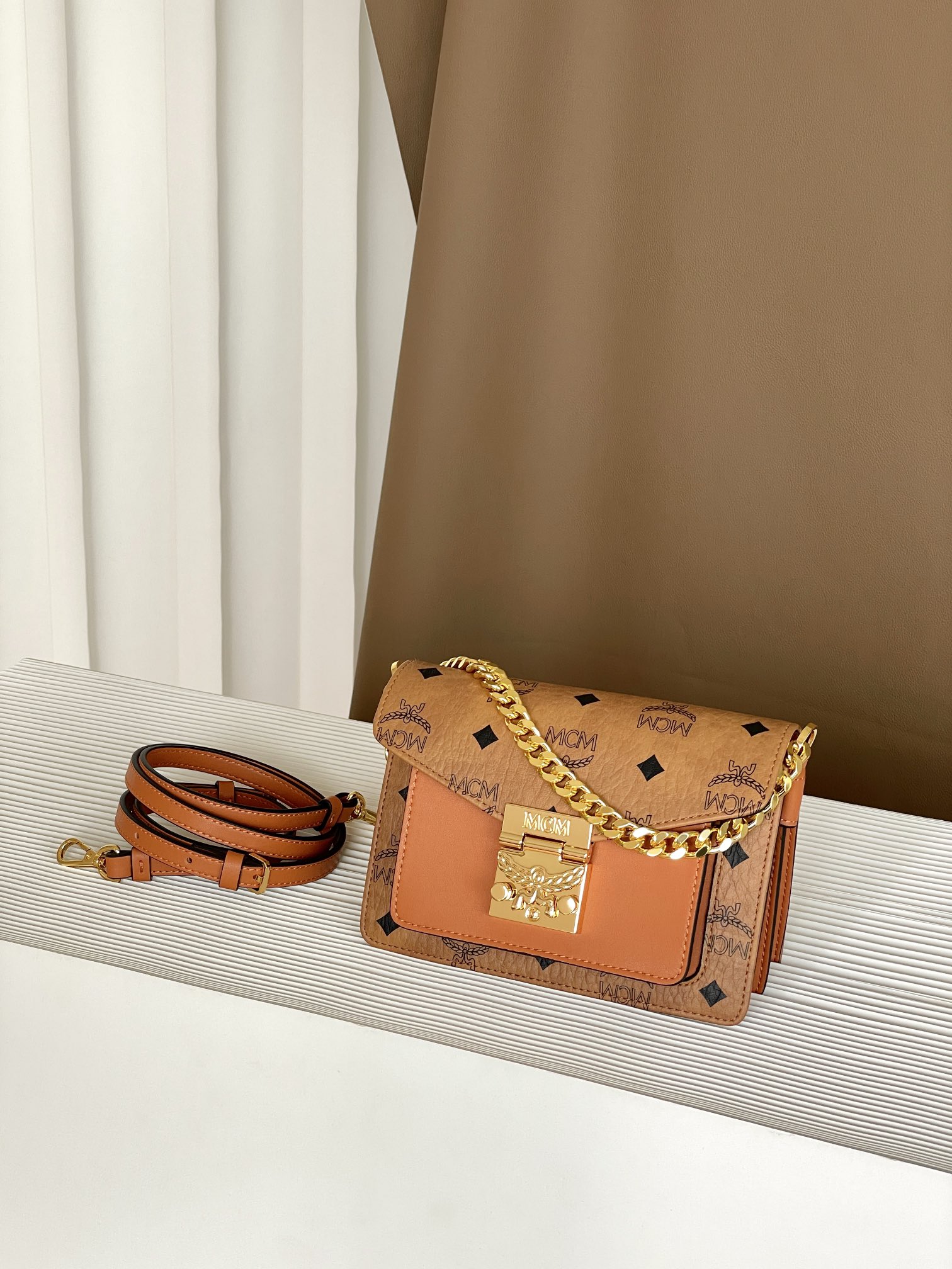 MCM Tracy Satchel