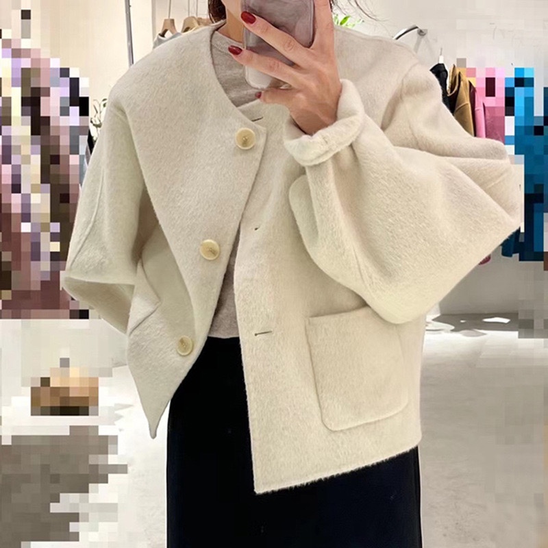 High-Quality Women’s Clothes with Dustproof Bags and 465 AW: SANDRO Wool Coat Options - 图片 4