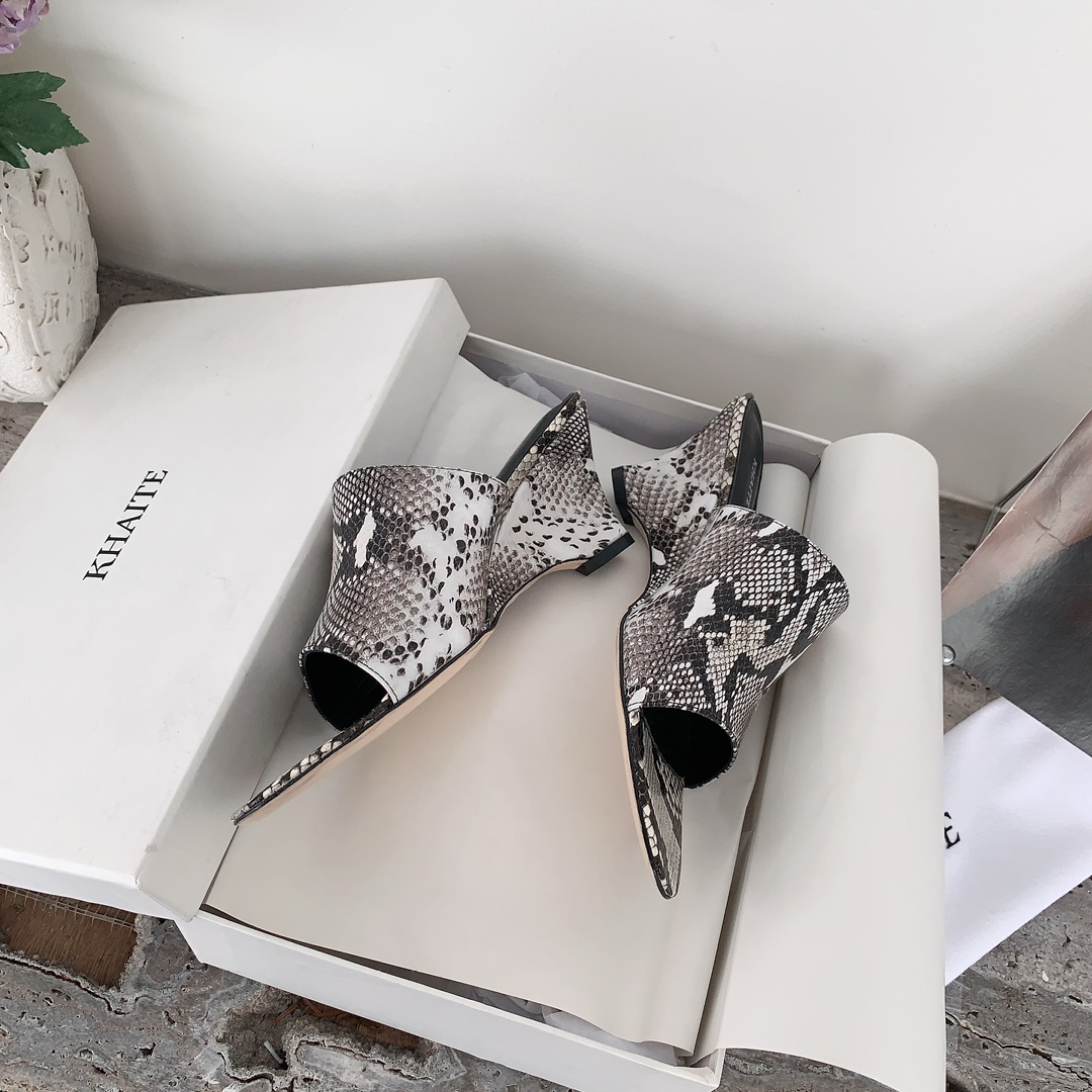Khaite 2024 High-Fashion Slippers: Unique Style, Premium Quality, Italian Design, Limited Sizes - 图片 6