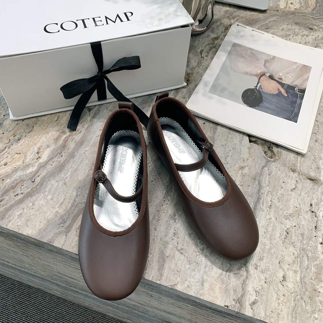 2024 Stylish Cotemps: Chic Shoes in Italian Skin, Sizes 35-39, Limited Edition. - 图片 2