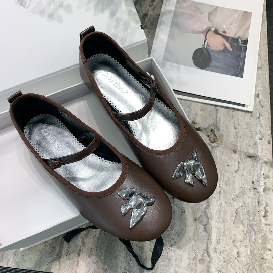 Stylish 2024 Platinum Cotemps and Shoes in Italian Skin, Sizes 35-39 - 图片 5