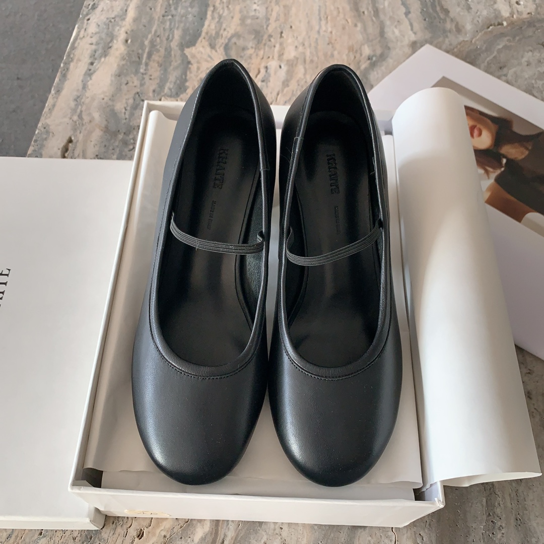 “Khaite Mary Queen’s Shoes: New High-Quality Cow Skin, Italian Import, Comfy Style” - 图片 4