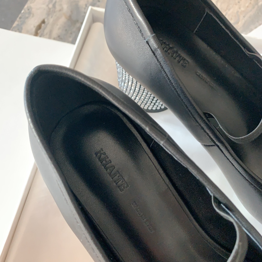 “Khaite Mary Queen’s Shoes: New High-Quality Cow Skin, Italian Import, Comfy Style” - 图片 7