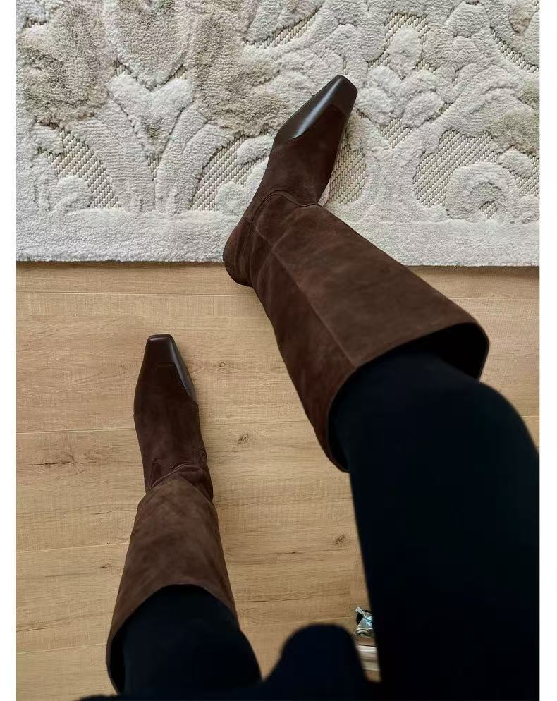 NO:437239,Wearing demonstration, boots, boots19860909穿搭示范,靴子,boots,Women's Shoes