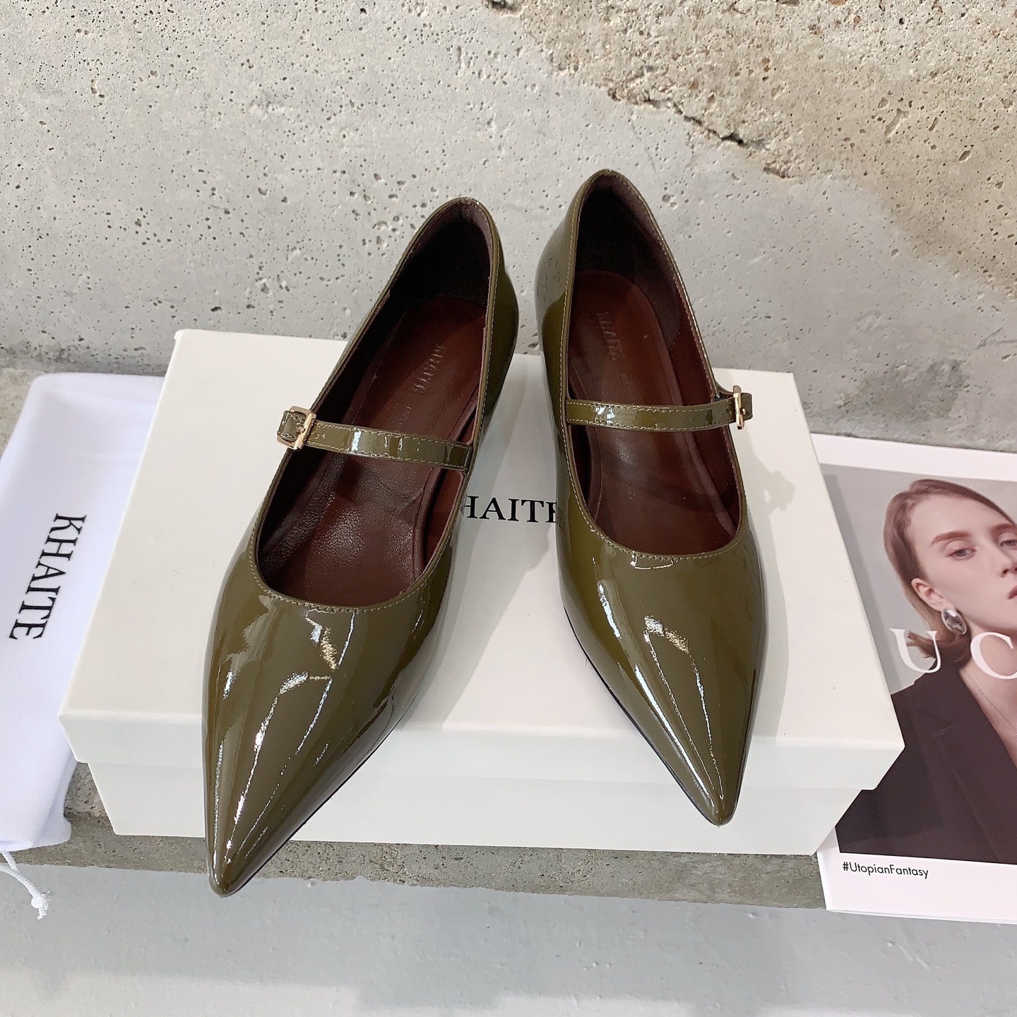 “Khaite Mary Quest: Stylish, Comfortable, High-Quality Paint-Skinned Boots in Various Sizes” - 图片 2