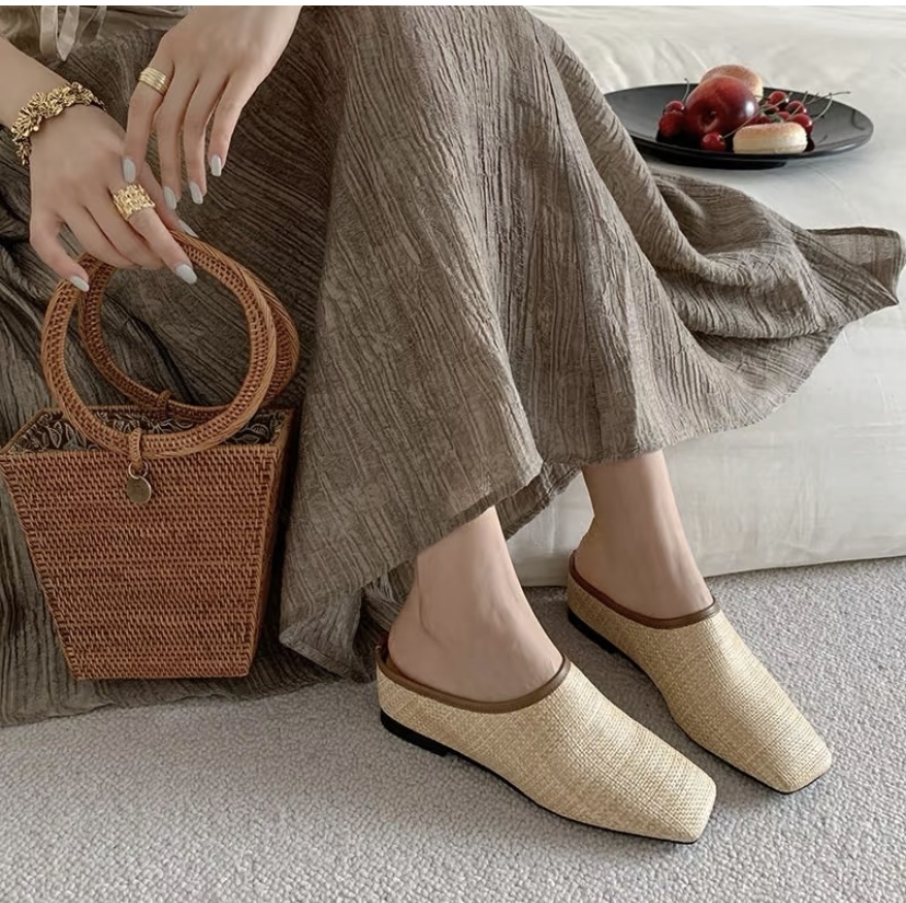 NO:383332,Dressing demonstration, half drag19860909穿搭示范,半拖,Women's Shoes