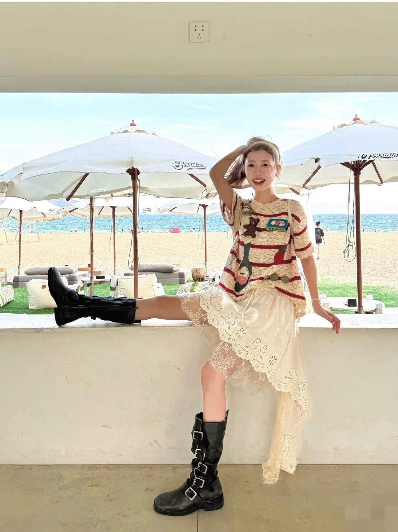 NO:437215,Wearing demonstration, boots, boots19860909穿搭示范,靴子,boots,Women's Shoes