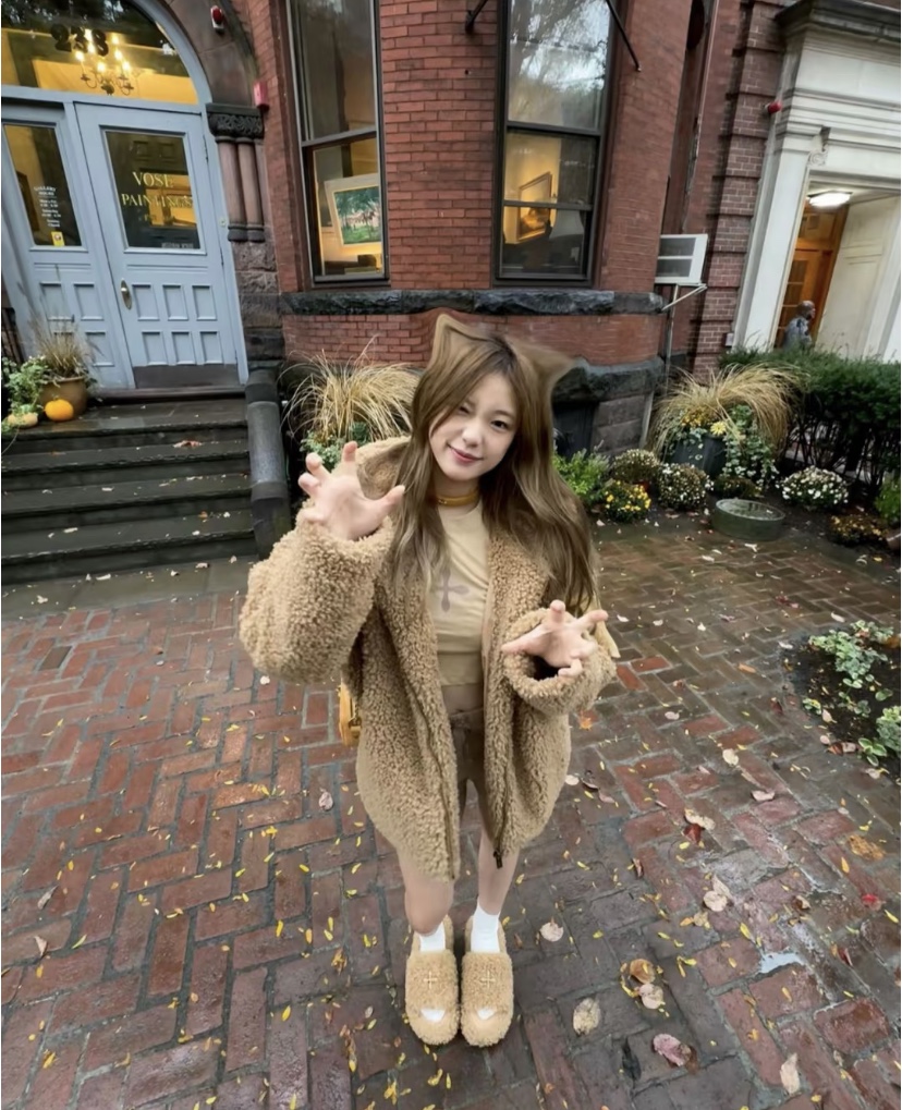 NO:448433,Wearing demonstration, fur shoes19860909穿搭示范,毛毛鞋,Women's Shoes