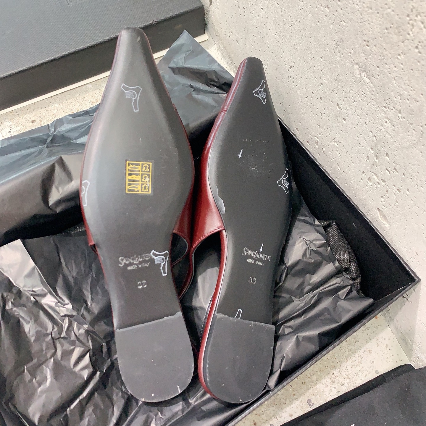 2025 Saint Laurent Square Shoes: Light-Sniffed Tweeds, Comfortable Veal Piece, Imported Italian Skins - 图片 8