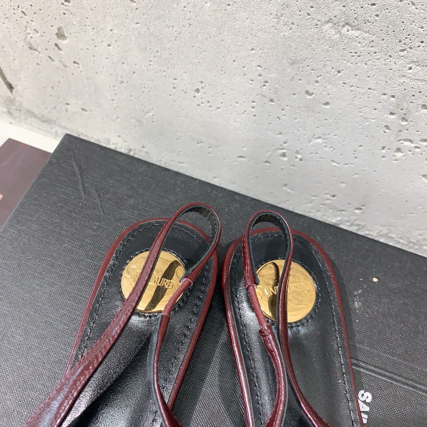2025 Saint Laurent Square Shoes: Light-Sniffed Tweeds, Comfortable Veal Piece, Imported Italian Skins - 图片 6